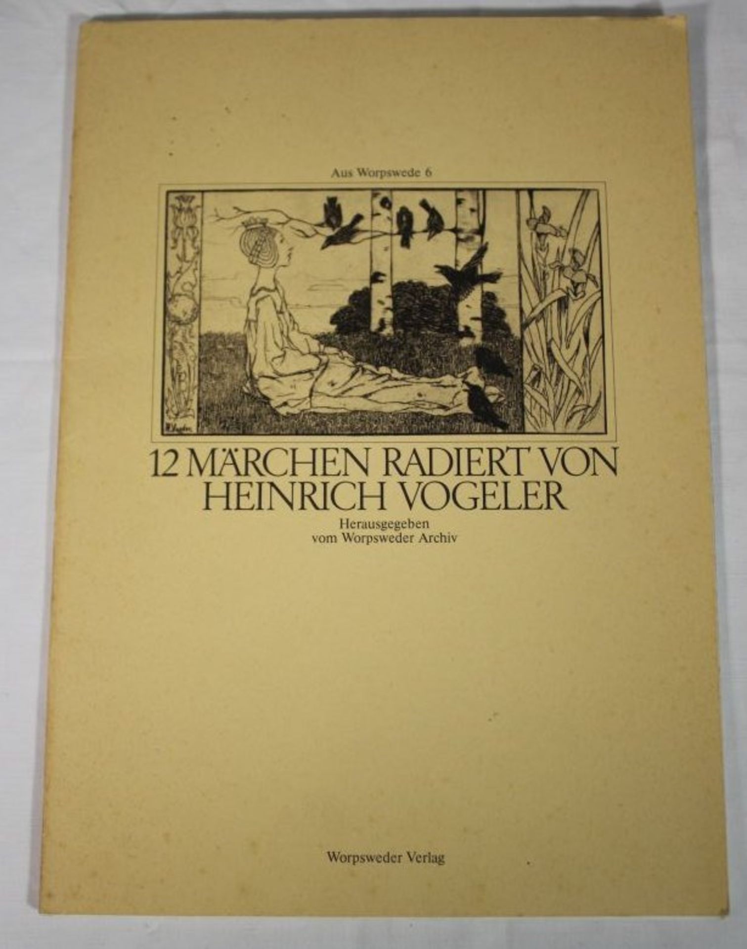 Mappenwerk, 12 Märchen radiert von Heinrich Vogeler, 1978.- - -22.61 % buyer's premium on the hammer