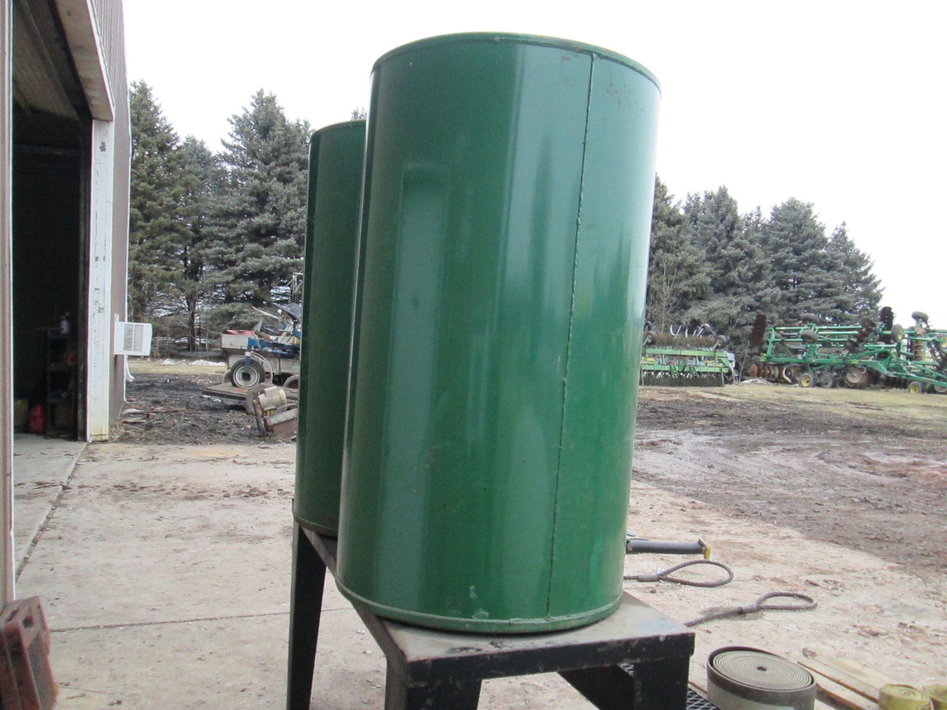 OIL BARREL RACK, (2) 110 GAL OIL TANKS - Image 3 of 8