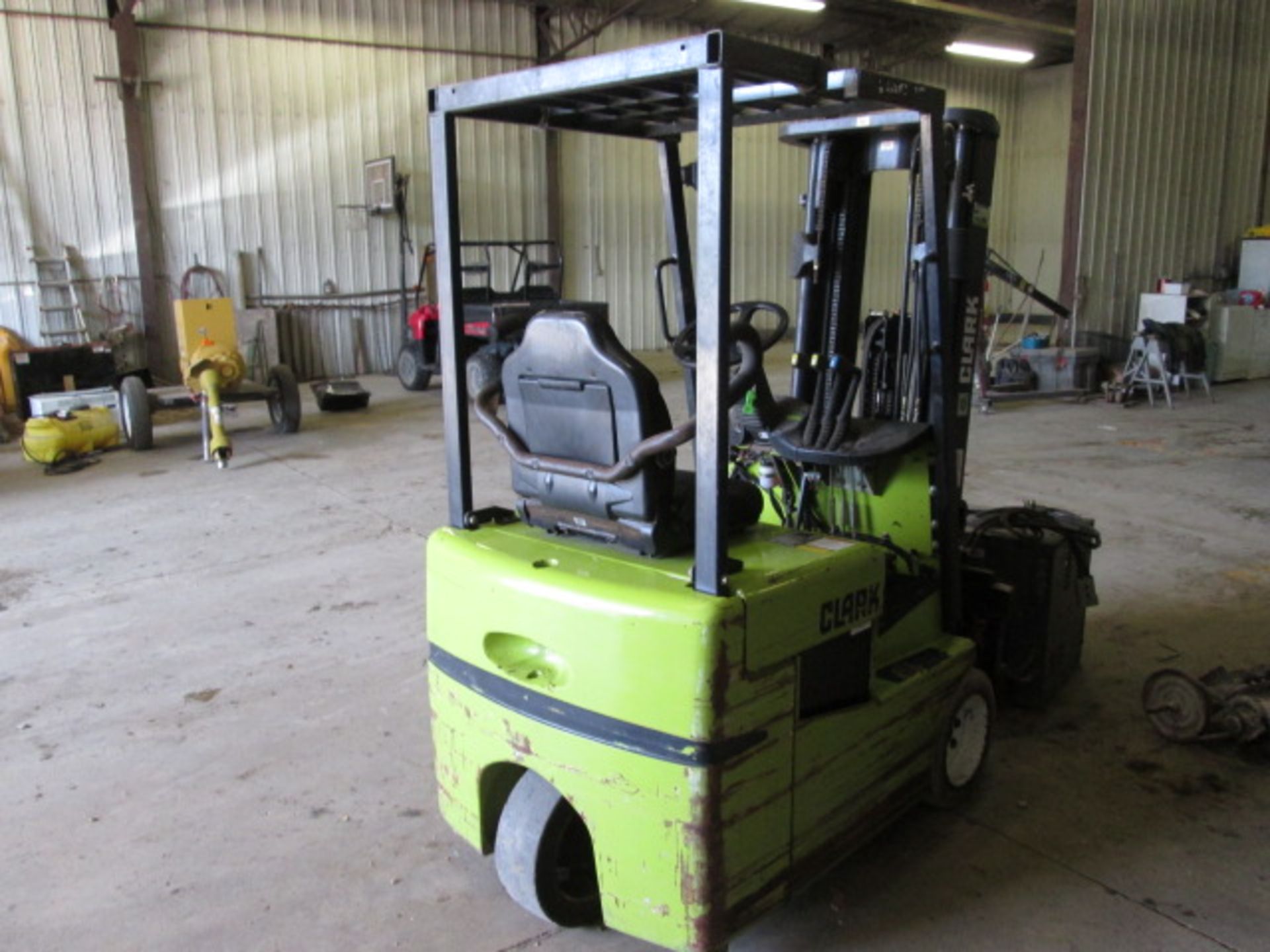 CLARK TMC 155 ELECTRIC FORKLIFT,2500#,4700 HRS - Image 3 of 10