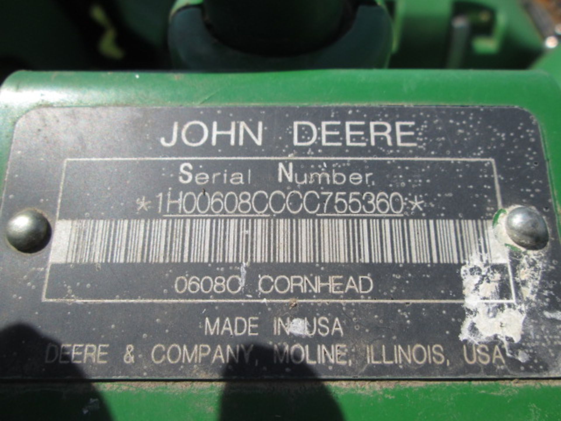 2014 JD 608C STALKMASTER CHOPPING CORN HEAD; HEADER CONTROL; ROW SENSE;STALK STOMPERS - Image 15 of 17