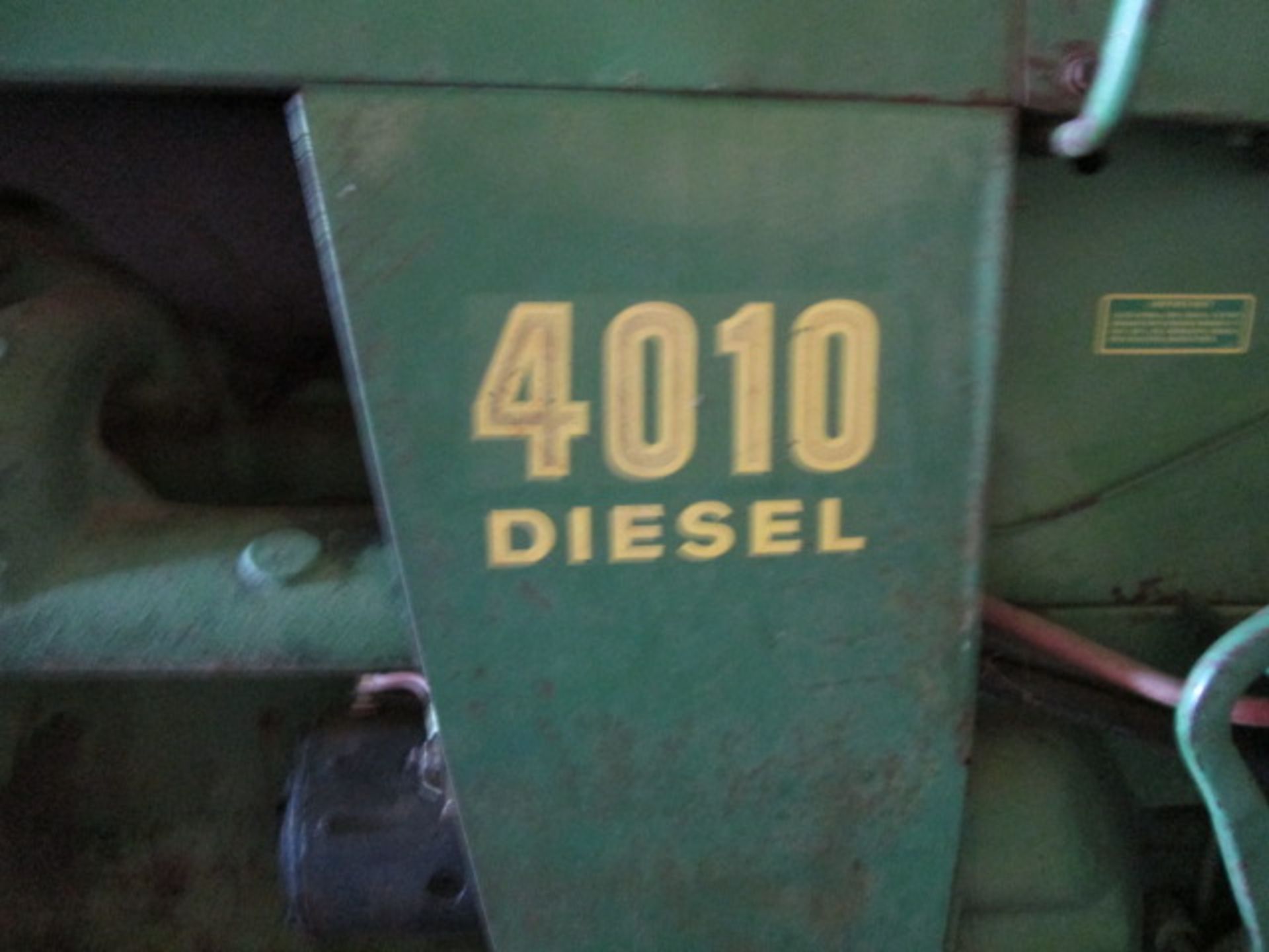 1963 JD 4010 DSL; W.F, DUAL HYDR; NEW 420/85R34 TIRES; BUSHHOG/STANHOIST LOADER, INDEPENDENT VALVE - Image 9 of 12