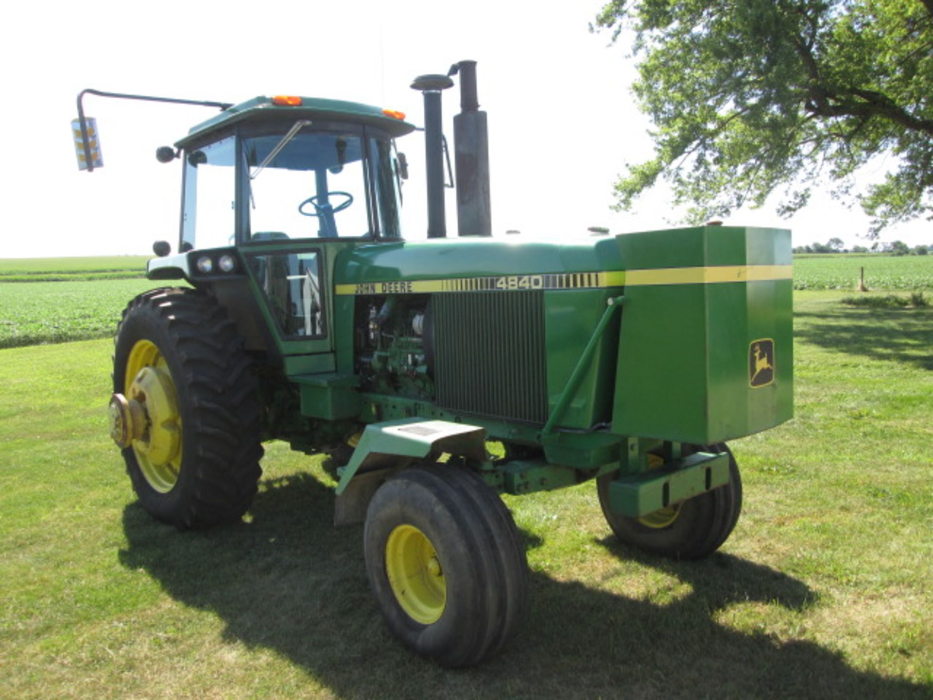 1982 JD 4840, CHA,3 HYDR, 480-80R/42 DUALS; 7561 HRS - Image 2 of 21