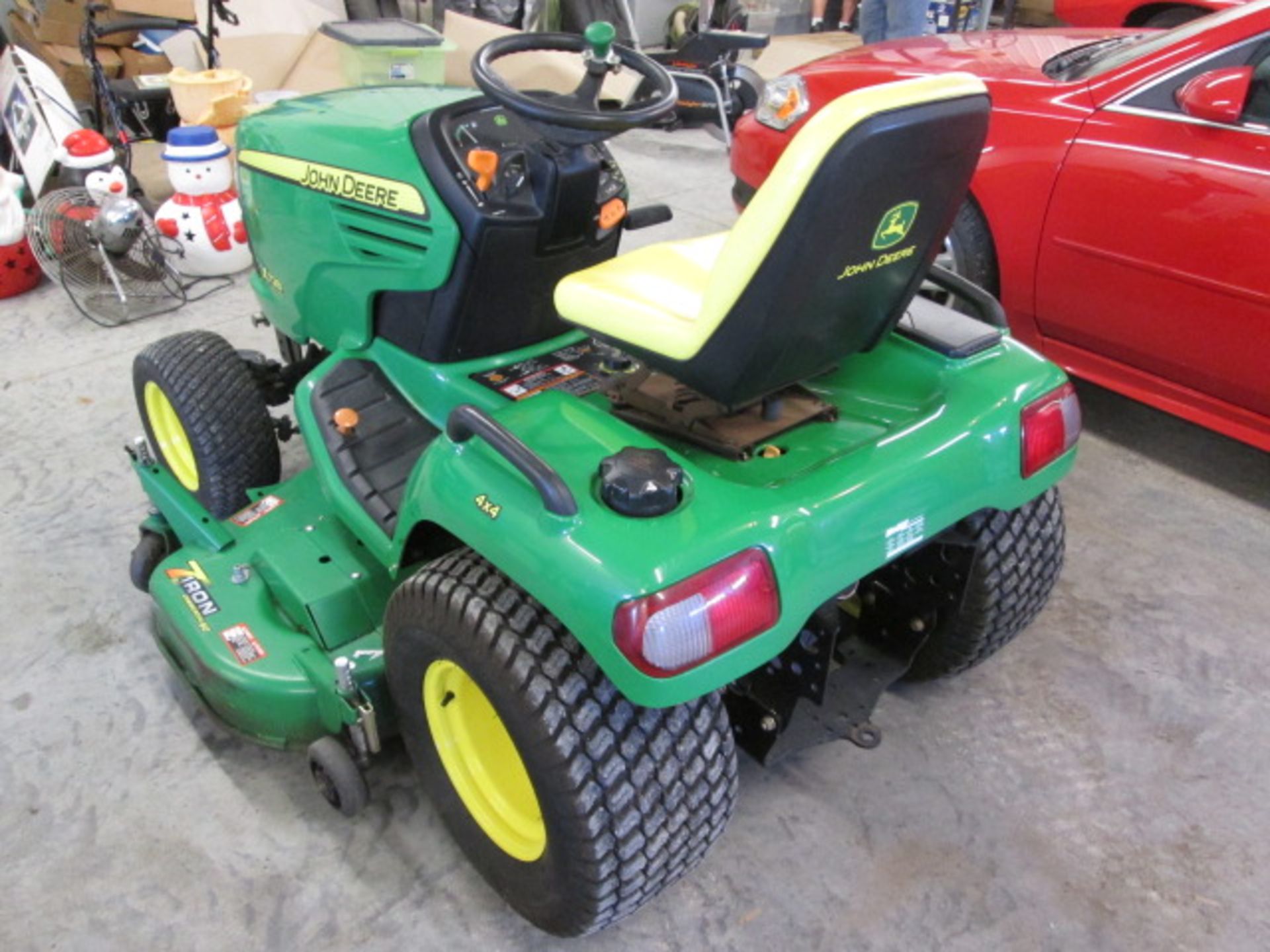 2007 JD X728 4WD MOWER; 60” DECK, GAS; 626 HRS - Image 4 of 8