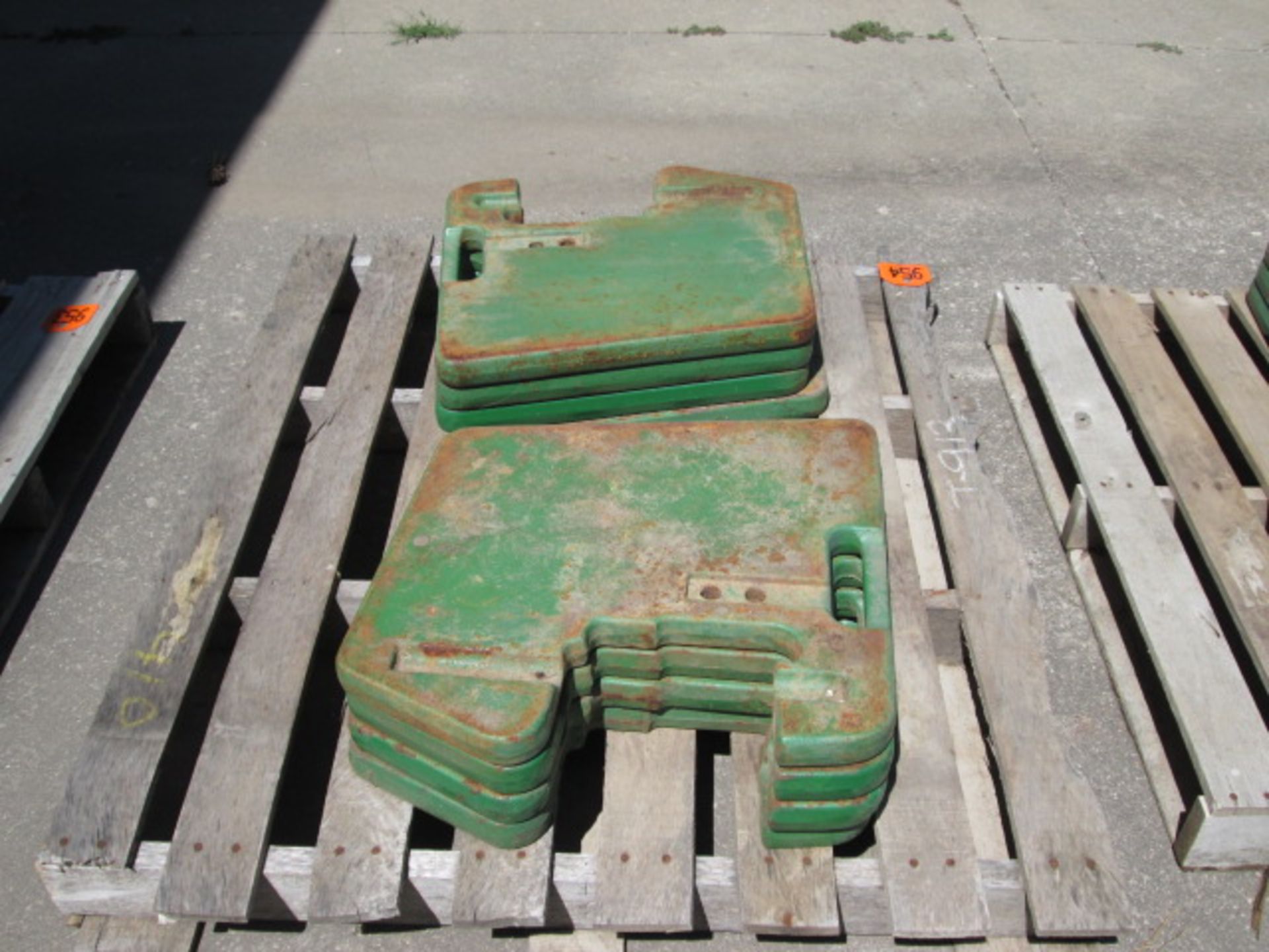 (8) JD FRONT WEIGHTS, SOLD 8xMONEY - Image 2 of 3