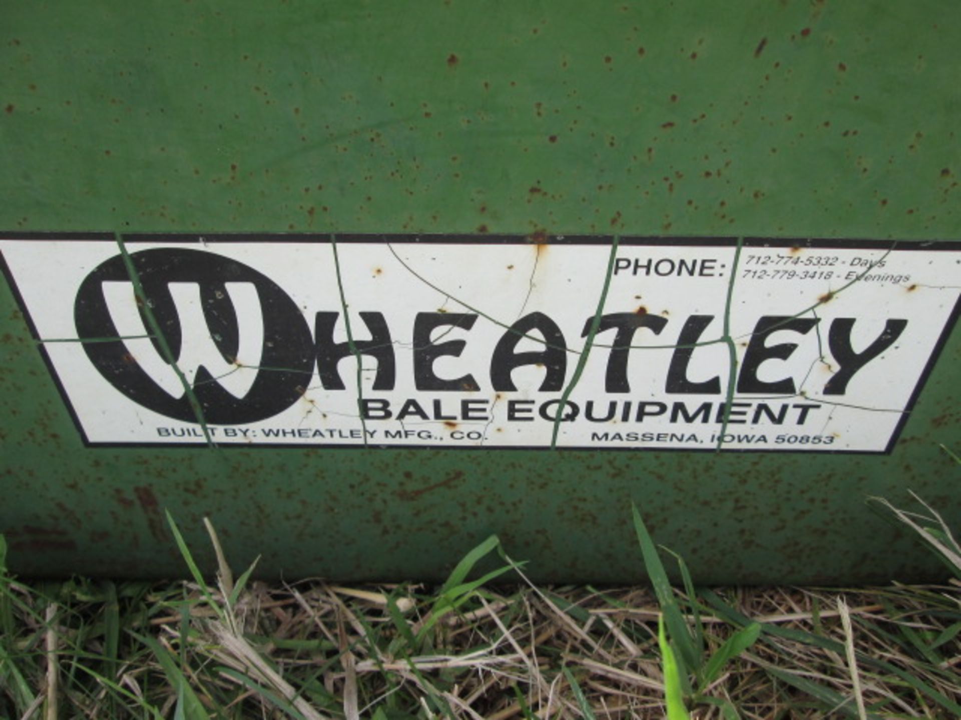WHEATLEY 6 BALE HAY TRAILER, 3PT. SPEAR - Image 8 of 8