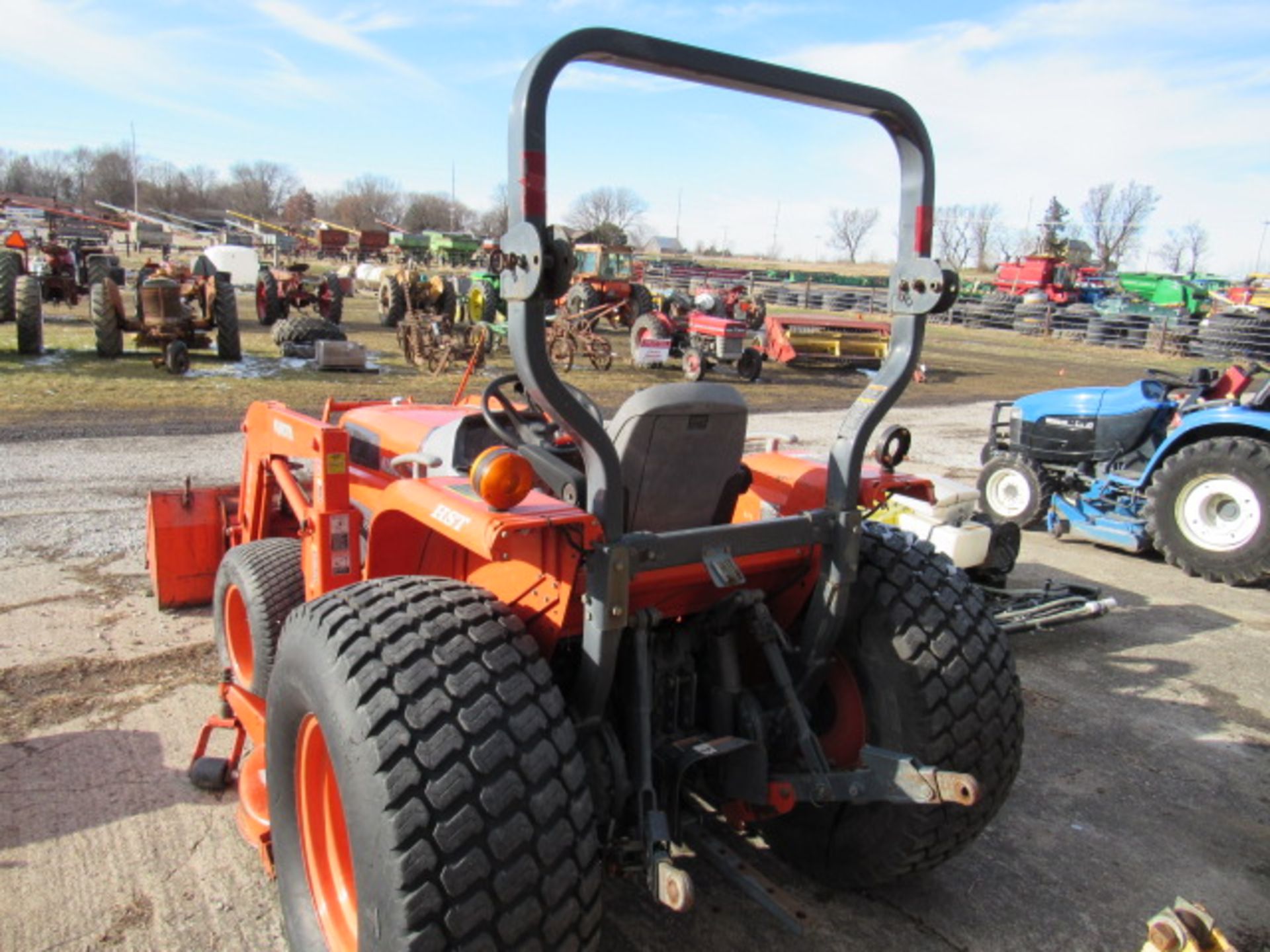 Kubota L-3830 w/ Loader & Deck - Image 3 of 4