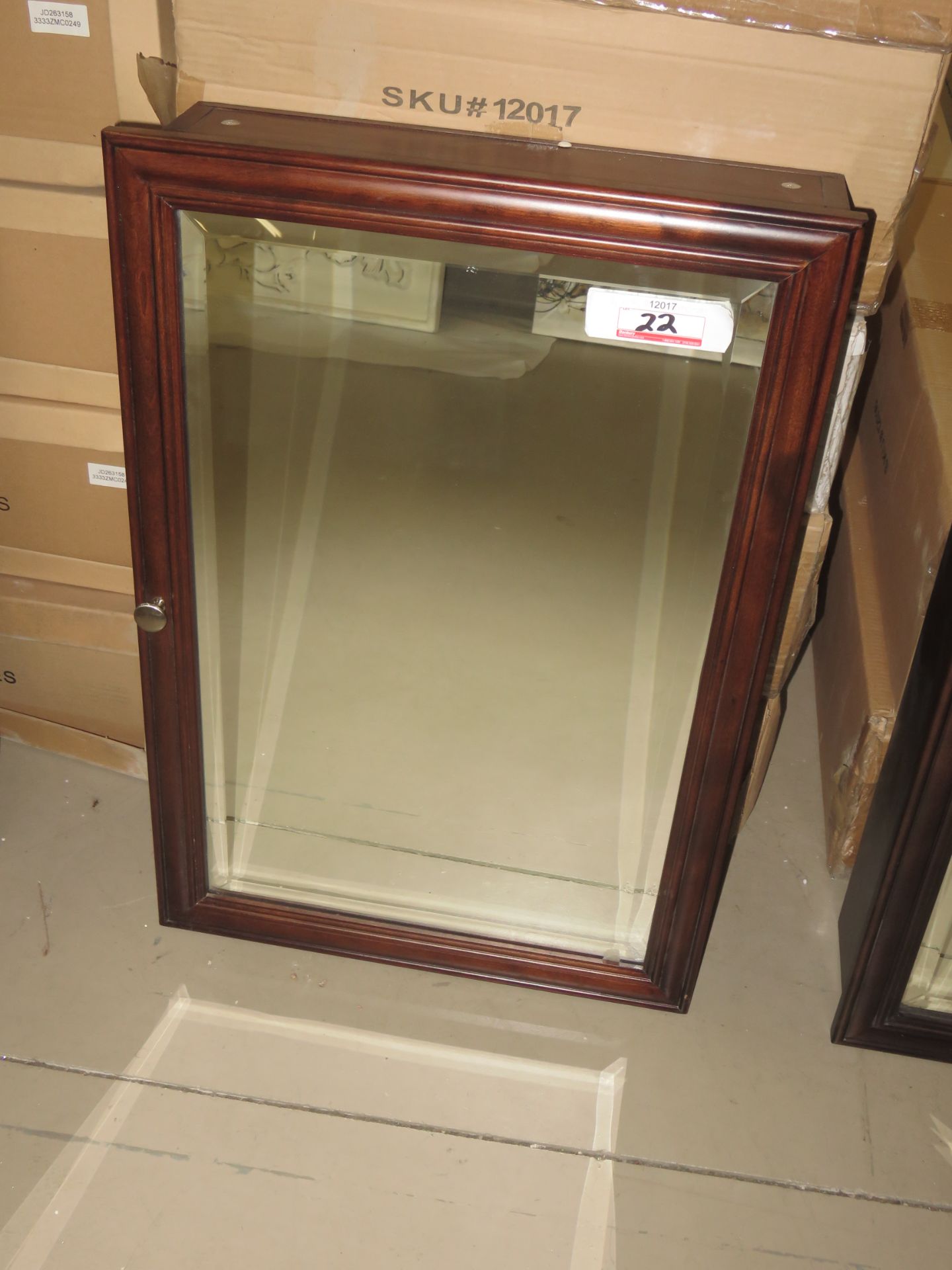 ROASTED CHESTNUT 20.75" X 30.5" MEDICINE CABINET (NEW IN BOX) - Image 2 of 2