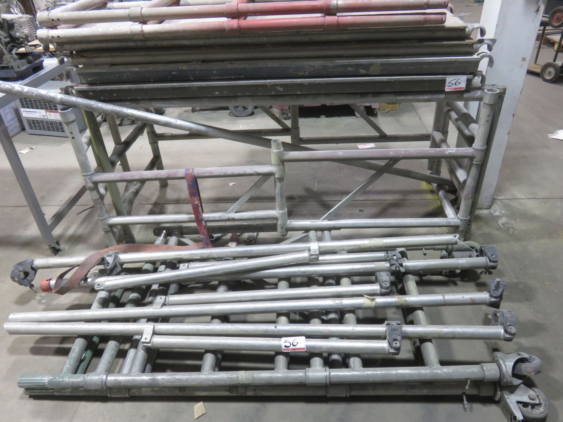 LOT - ALUMINUM ASSTD SCAFFOLDING