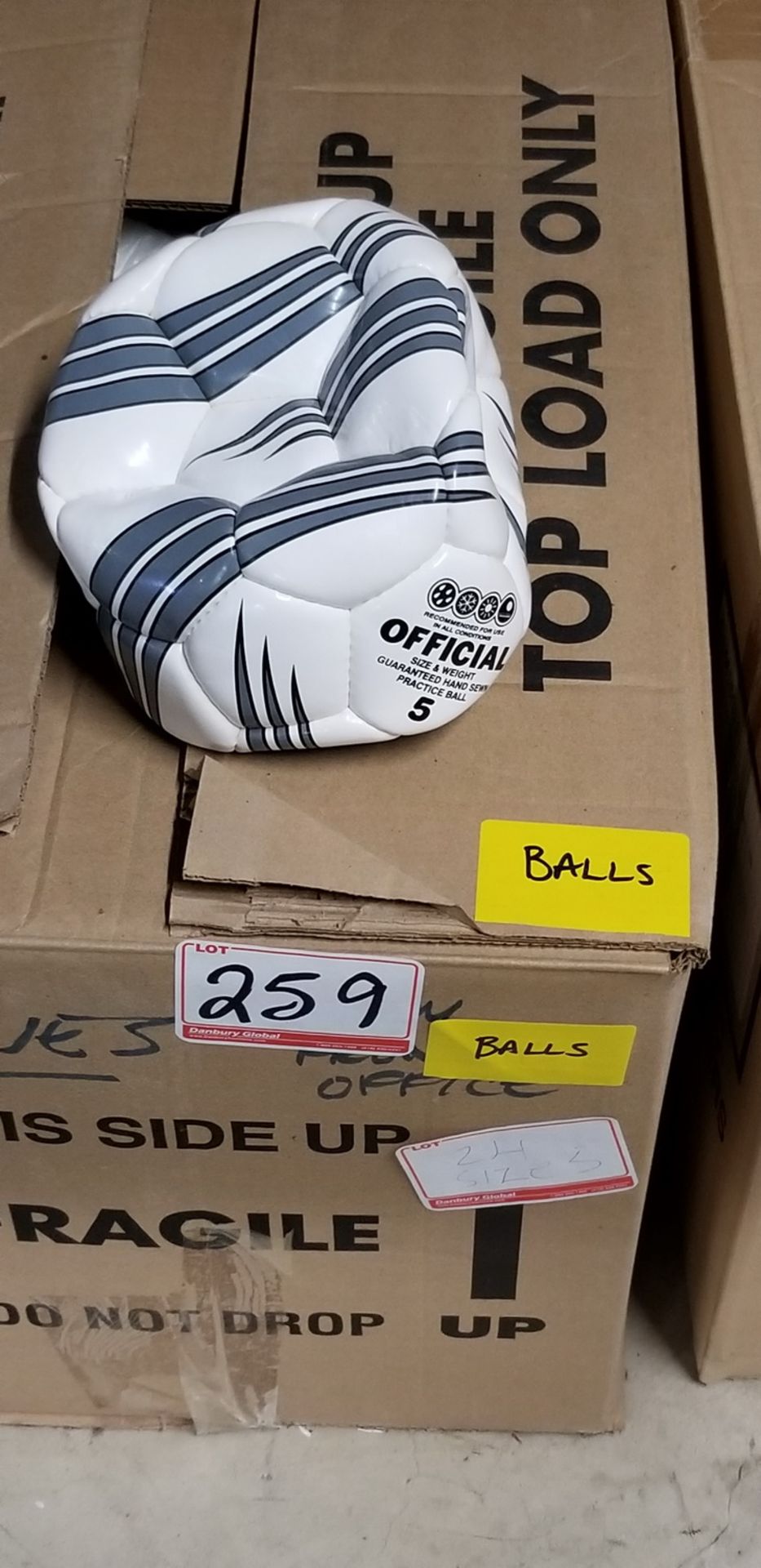 BOX - COBRA SIZE 5 TRAINING BALLS (NEW 26 PCS/BOX)