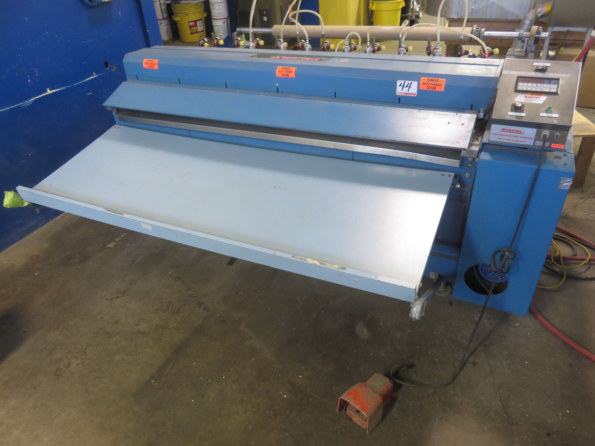 ROSENTHAL MODEL WAS-S-6-HIUBEVA24 HEAVY DUTY SLITTER KNIFE SHEETER (4-CUTTERS), S/N SN 80243