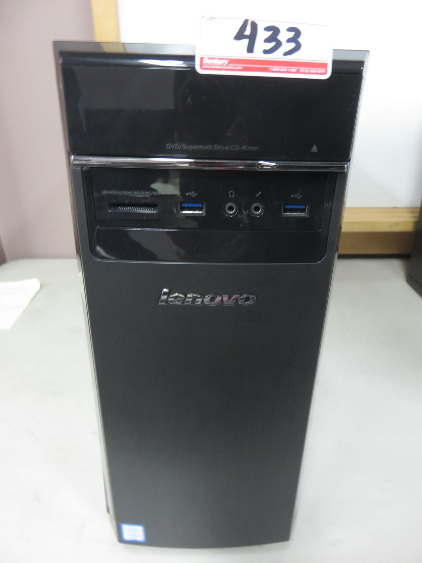 LENOVO DESKTOP PC W/ INTEL CORE I3-6100 3.7GHZ PROCESSOR, 8GB RAM, 1TB HDD
