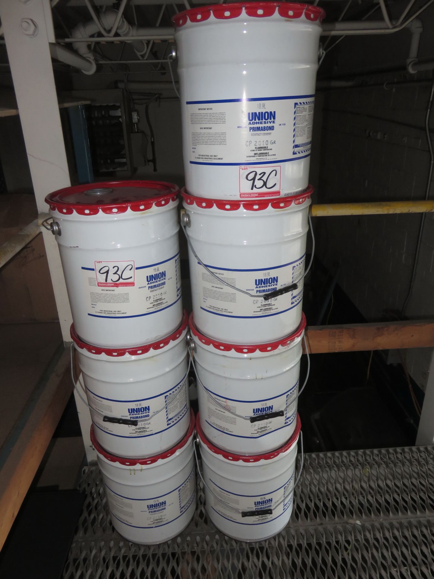 LOT - UNION CP2010GR PRIMABOND CONTACT CEMENT (7 PAILS)