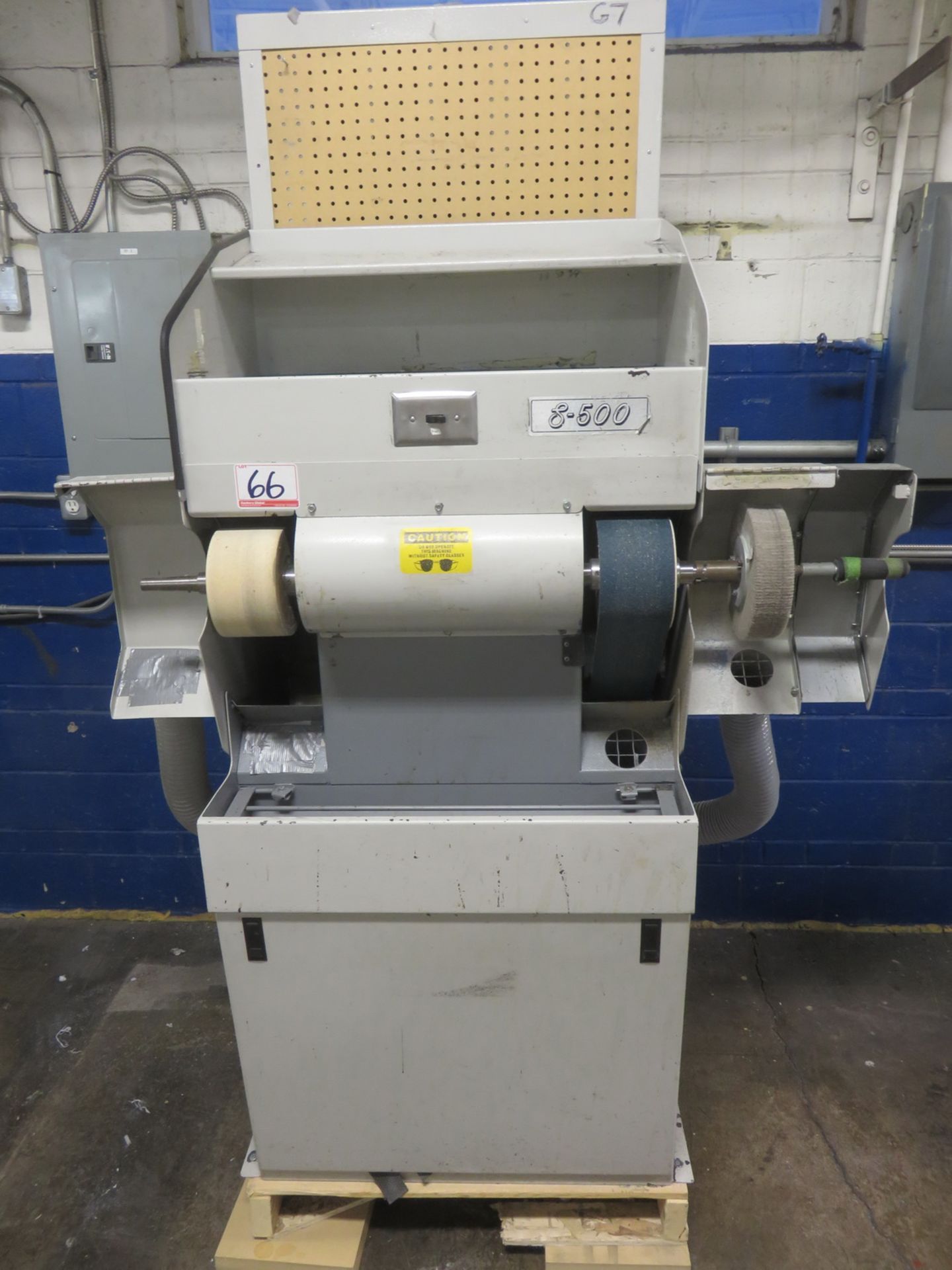 2006 LANDIS S-500 DUAL HEAD SHOE MACHINE GRINDERS C/W BUILT-IN DUST COLLECTOR, S/N 1207(#G07)