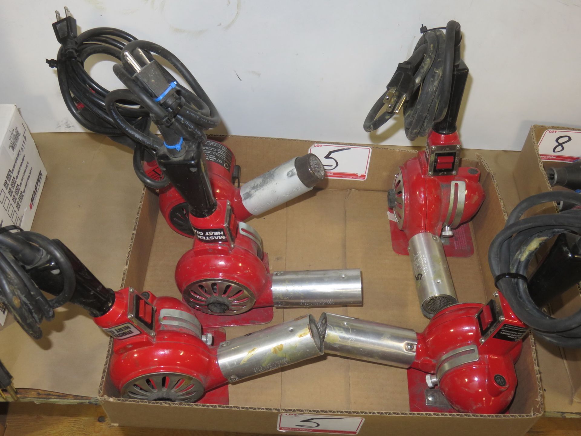 LOT - MASTER 16501A & HG 750 ELECTRIC HEAT GUNS