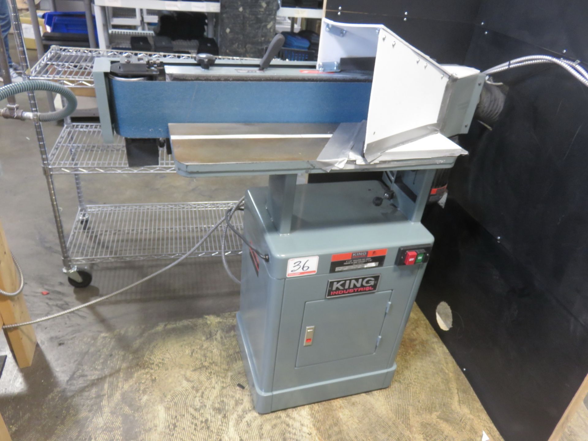 2015 KING KC-689-OSC-7 6" X 89" OSCILLATING EDGE SANDER, S/N 150521