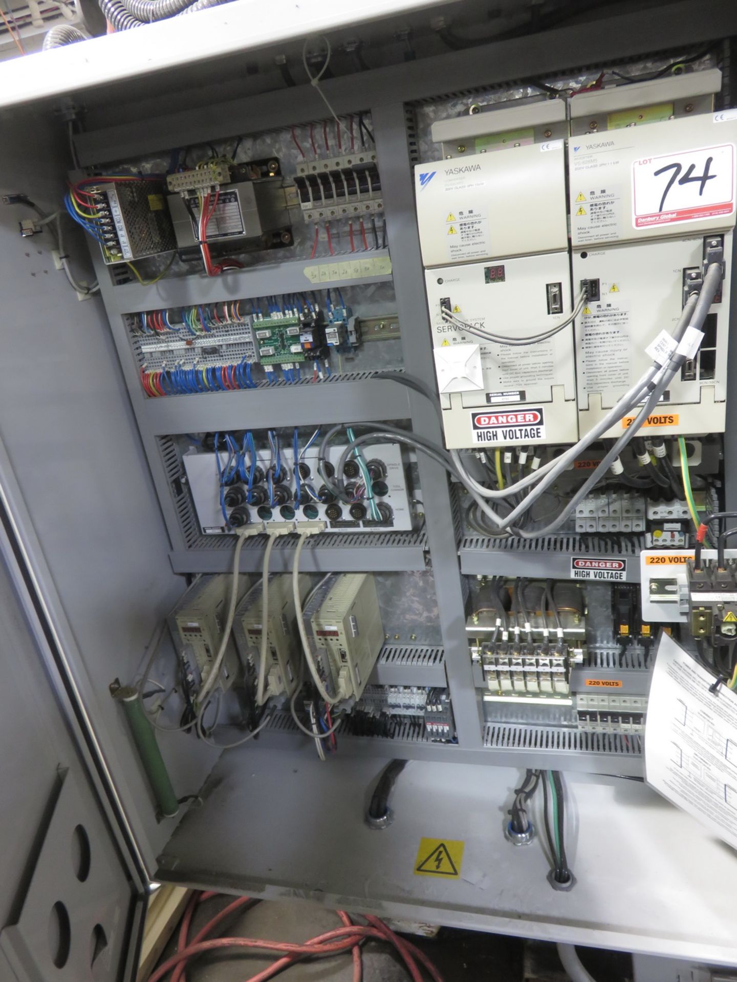 MILLTRONICS RH-20 3-AXIS CNC VERTICAL MILLING MACHINE W/ CENTURION 7 CONTROLS, 16" X 54" T-SLOT - Image 3 of 3