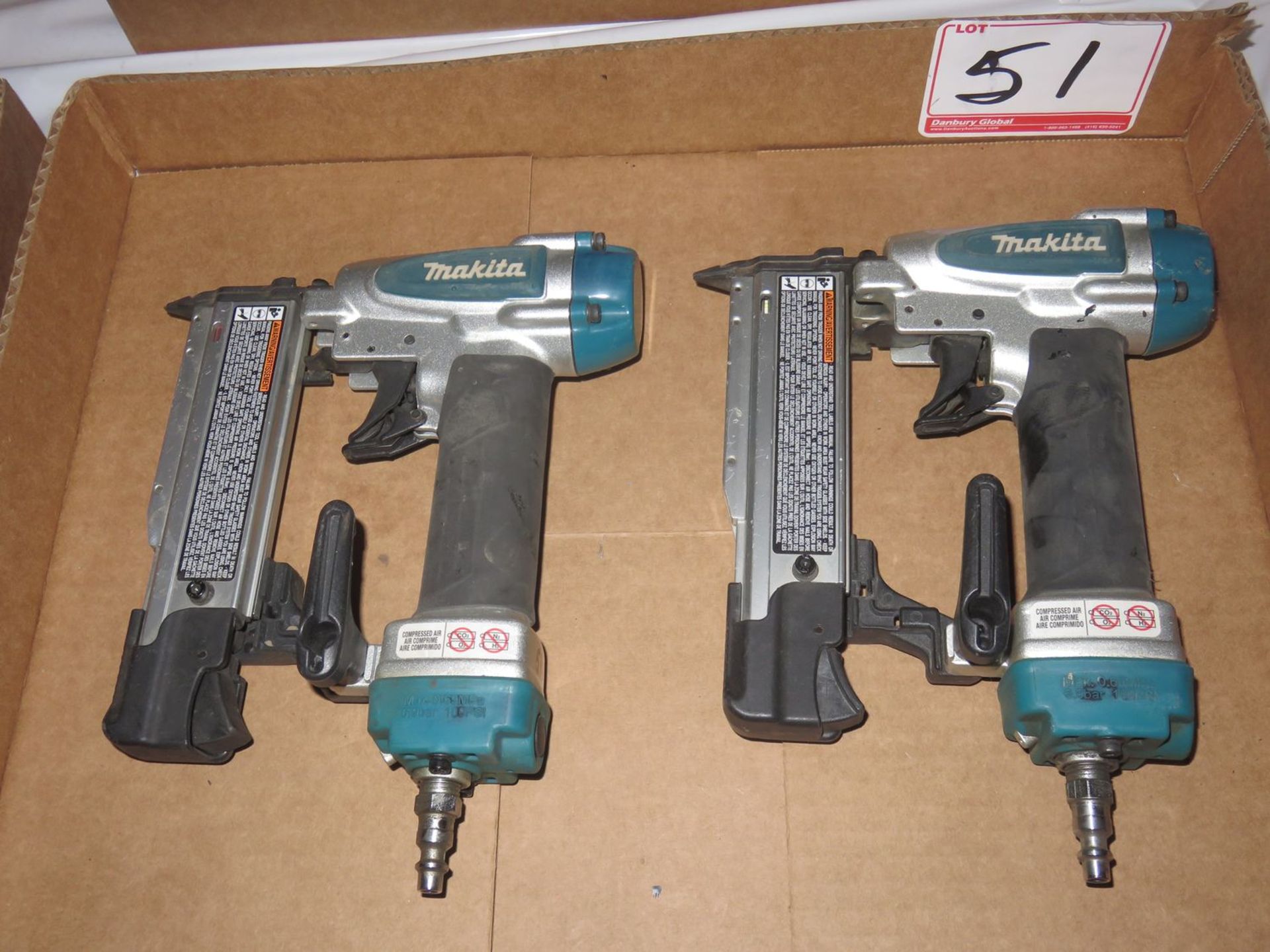 UNITS - MAKITA AF353 PNEUMATIC 5/8" - 1 3/8" PNEUMATIC PIN NAILERS