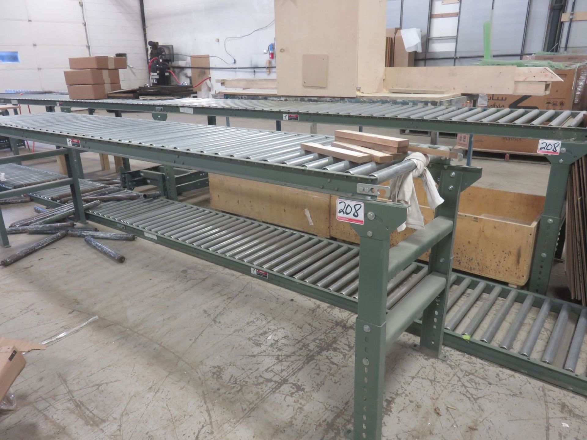 LOT - U-LINE 22"W X APPROX 90' ASSTD CONVEYOR