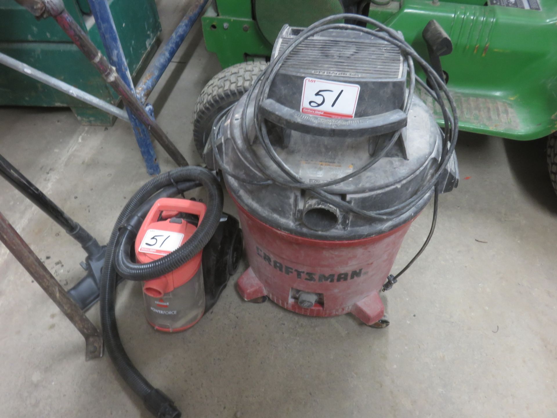 LOT - CRAFTSMAN & BISSELL VACUUMS