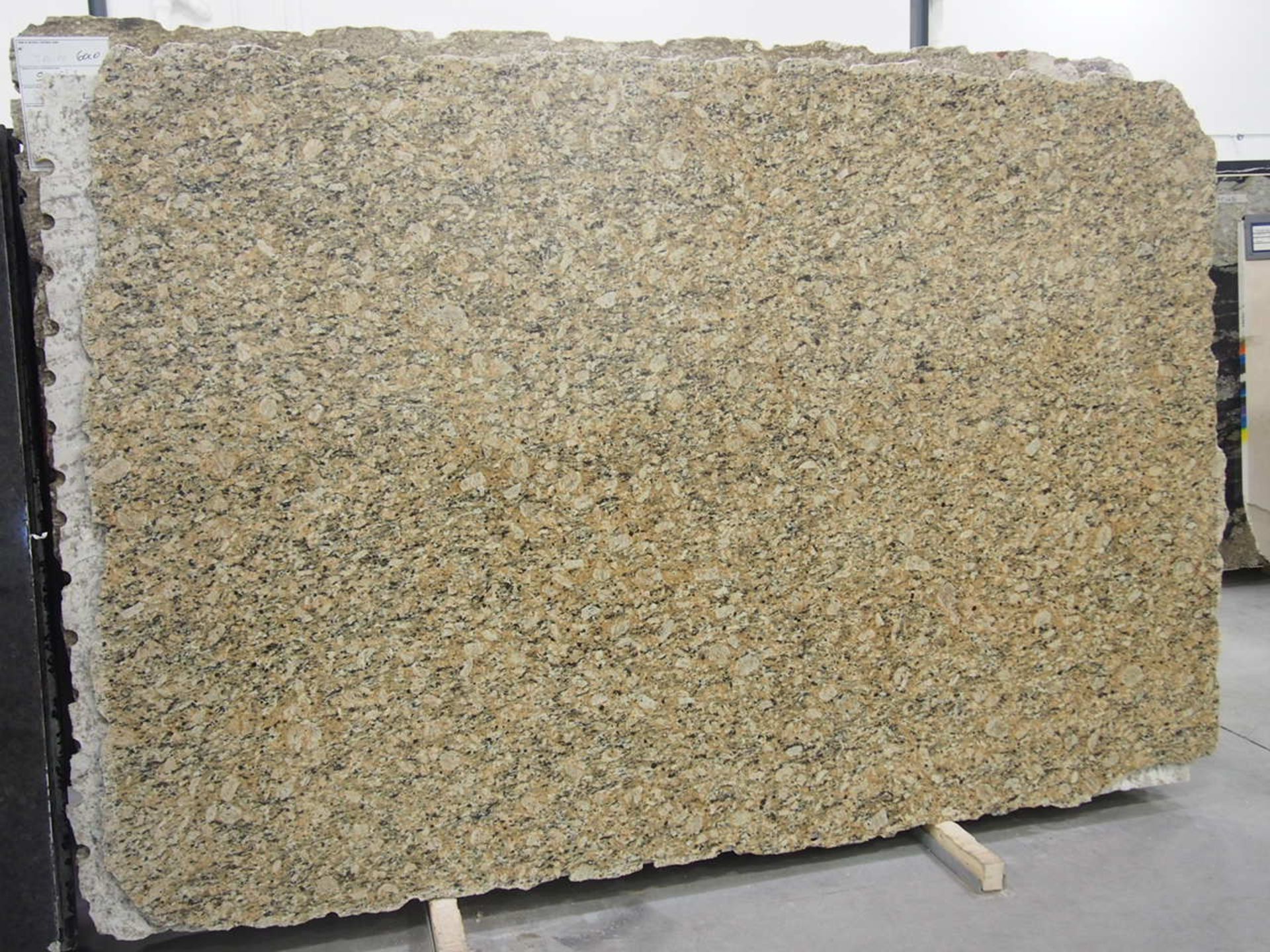 SLABS - NEW VENETIAN GOLD GRANITE (2) 74 X 111 (57.04 SQFT) & (1) 74 X 107 (54.98 SQFT) 2CM - ROW A