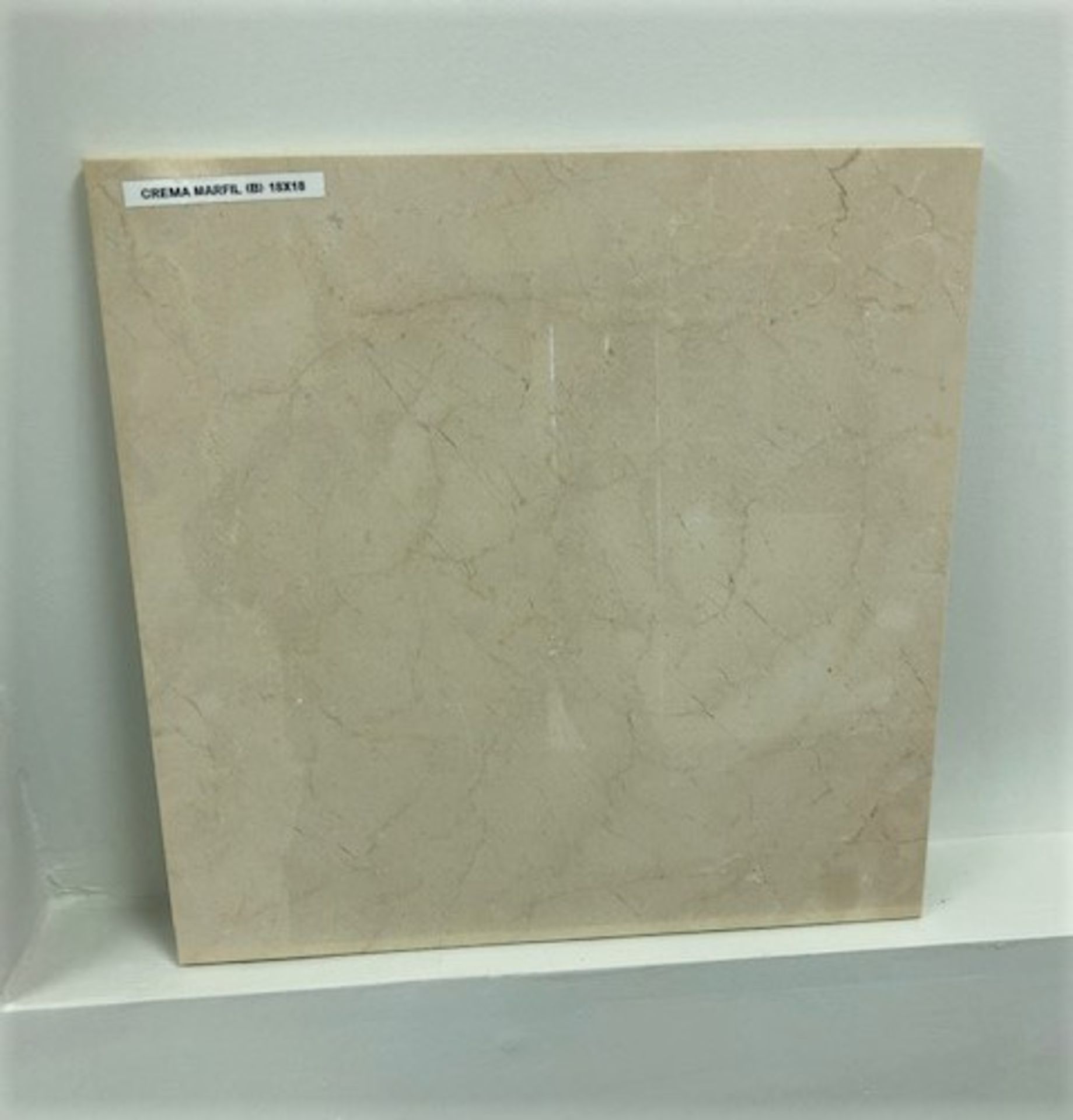 LOT - APPROX. 166 SQFT 18" X 18" CREMA MARFIL MARBLE TILE - Image 2 of 2