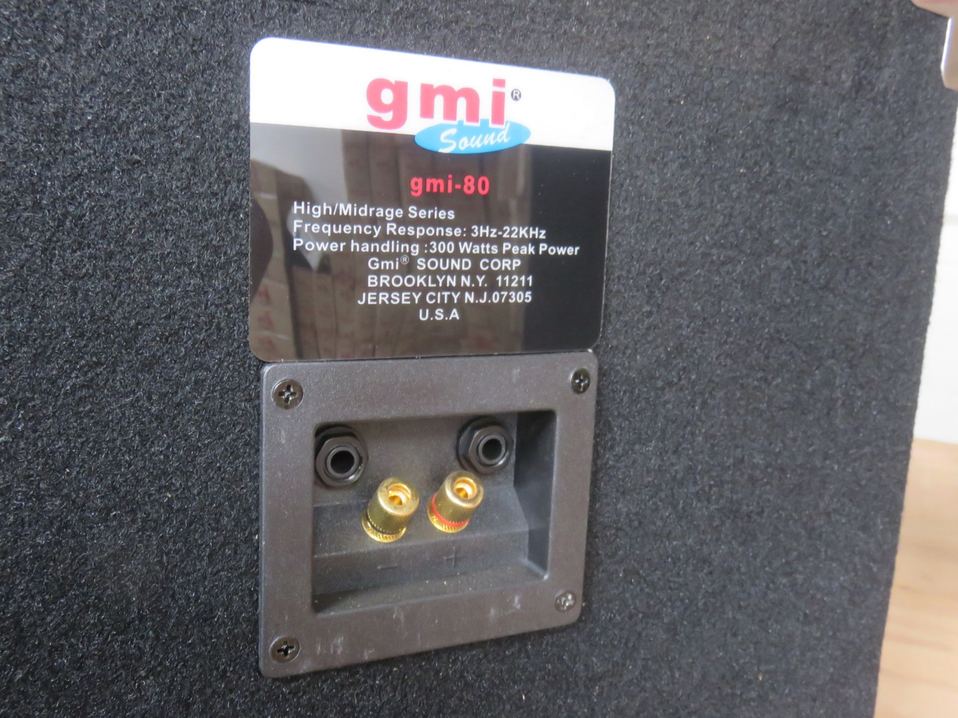 UNITS - GMI MOD 80 HIGH/MIDRANGE FOUR DOME TWEETERS W/ HORN DJ SYSTEM (IN BOXES) - Image 2 of 4