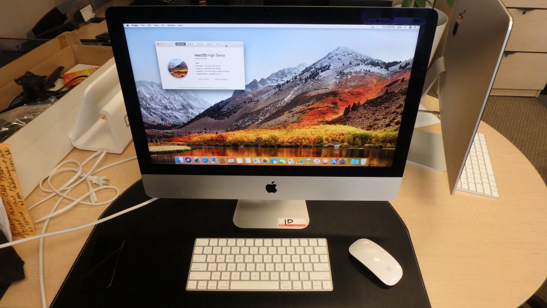 APPLE IMAC 16,1 21.5" DESKTOP COMPUTER W/ INTEL CORE I5 1.6GHZ PROCESSOR, 8GB RAM, INTEL HD GRAPHICS