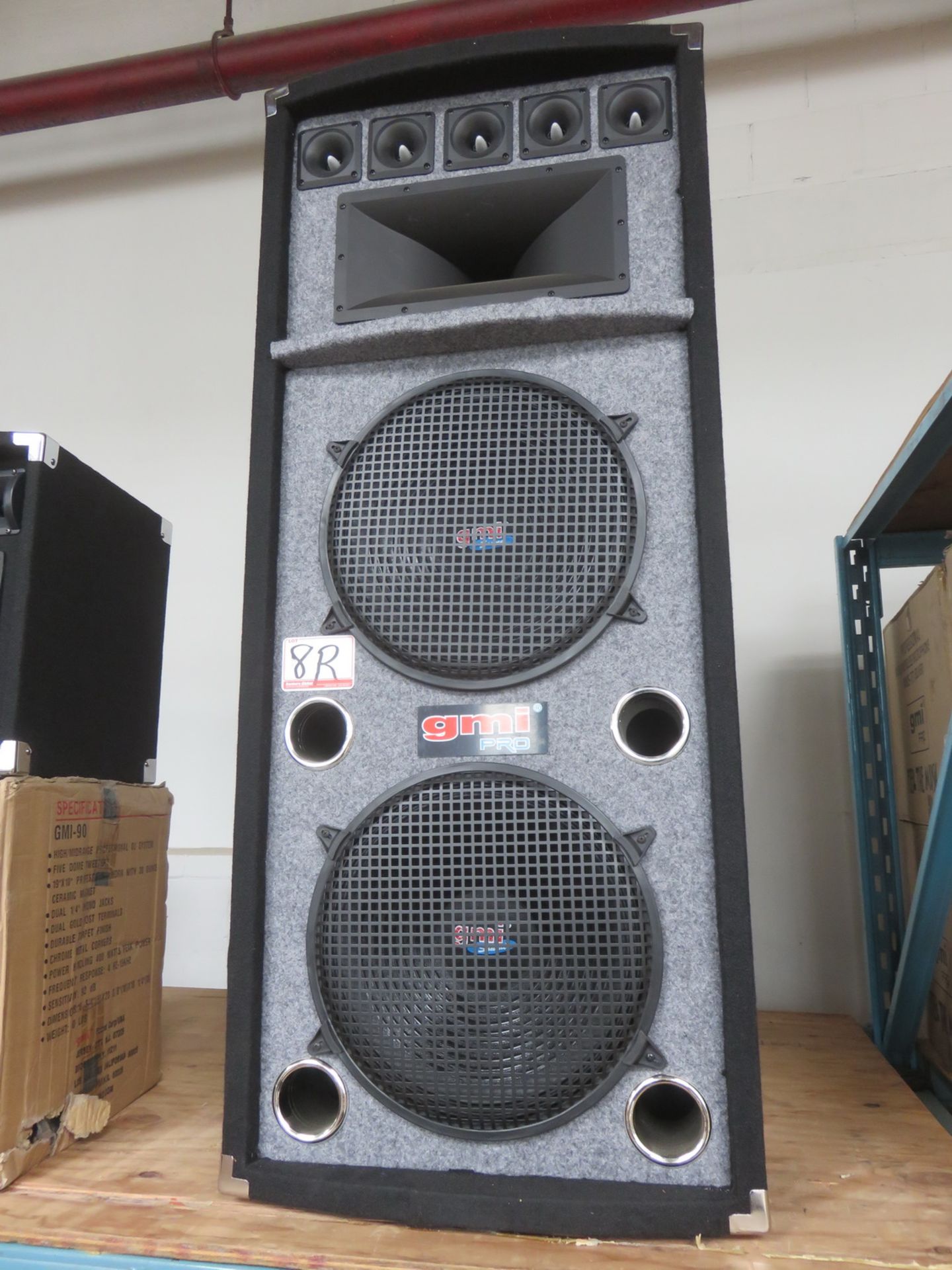 GMI PRO MOD 580 3-WAY PROFESSIONAL 800 WATTS DJ LOUD SPEAKER - (DISPLAY UNIT)