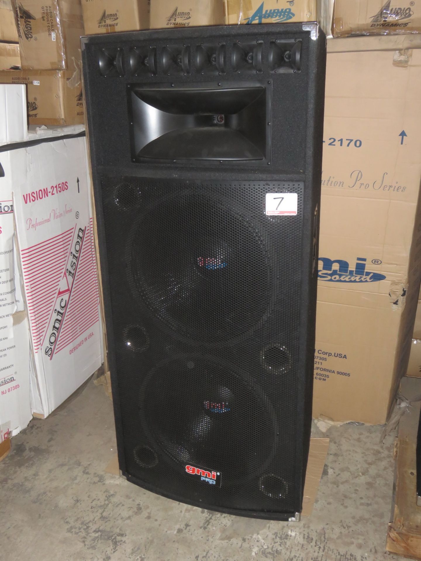 GMI PRO MOD 2170 DUAL 21" WOOFER 2,750 WATT DJ SPEAKER (IN BOX)