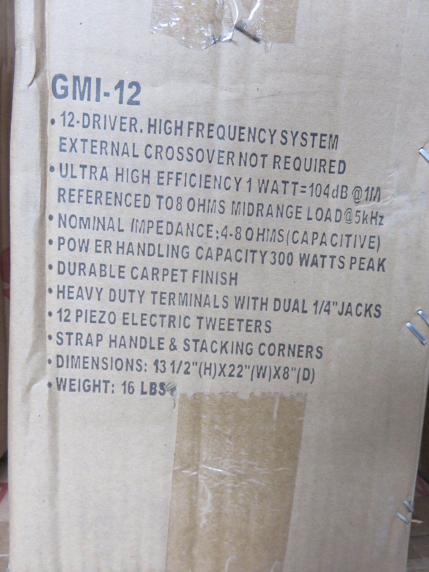 UNITS - GMI MOD 12-DRIVER HIGH FREQUENCY SYSTEM (3 IN BOXES) - 1 (DISPLAY UNIT) - Image 2 of 3