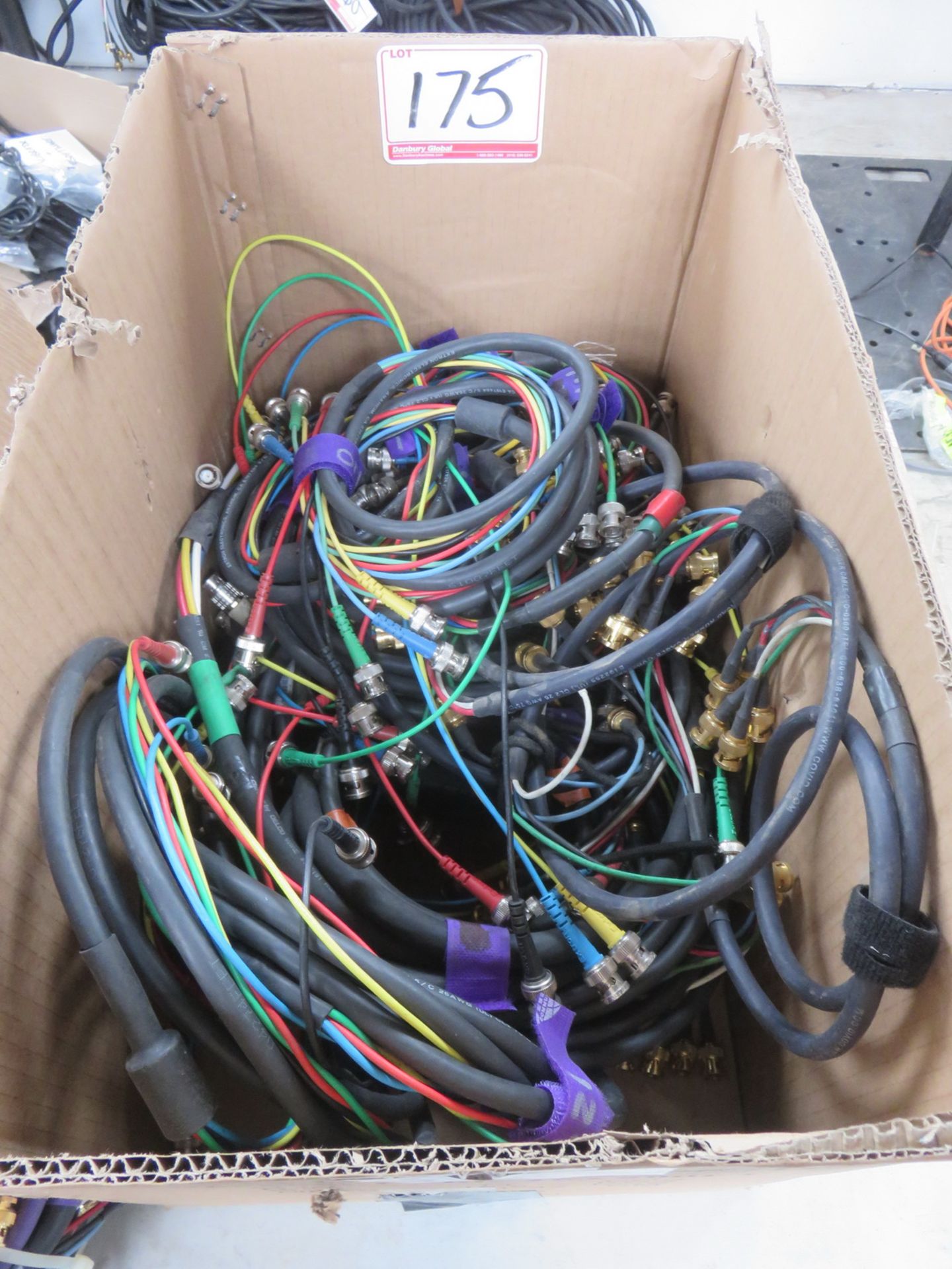 LOT - ASSORTED PRO BNC VIDEO CABLES - FROM 3' TO 25'L