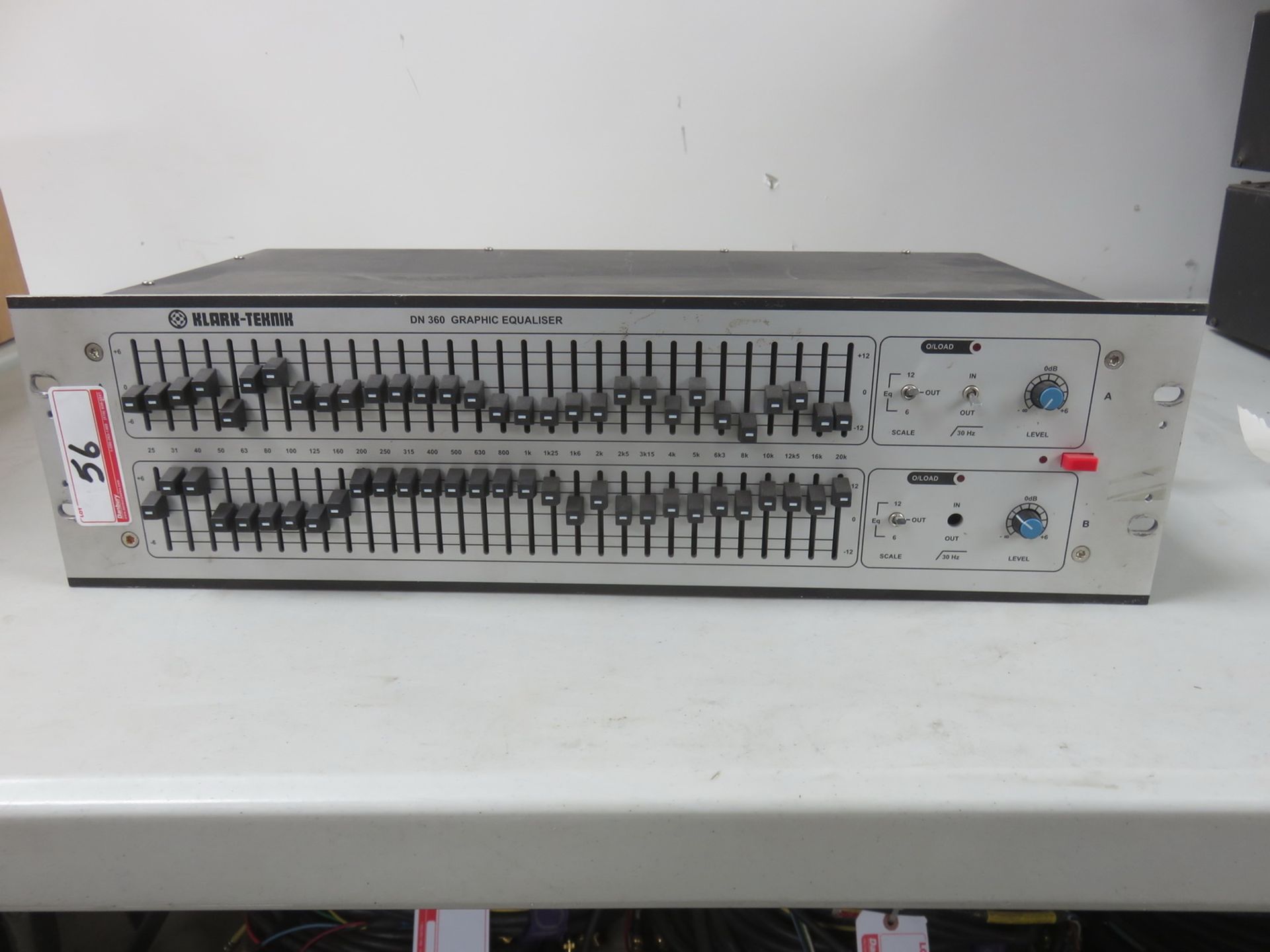 KLARK-TEKNIK MOD DN360 GRAPHIC EQUALIZER, S/N 37176