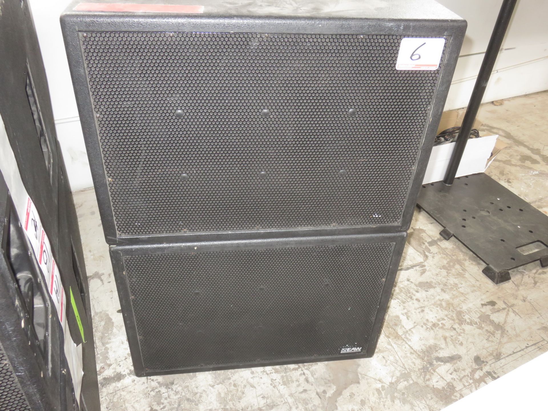 UNITS - EAW MOD SB1000Z + ZI, 30" X 21" X 42" SUB SPEAKERS - S/N 241262, 242978