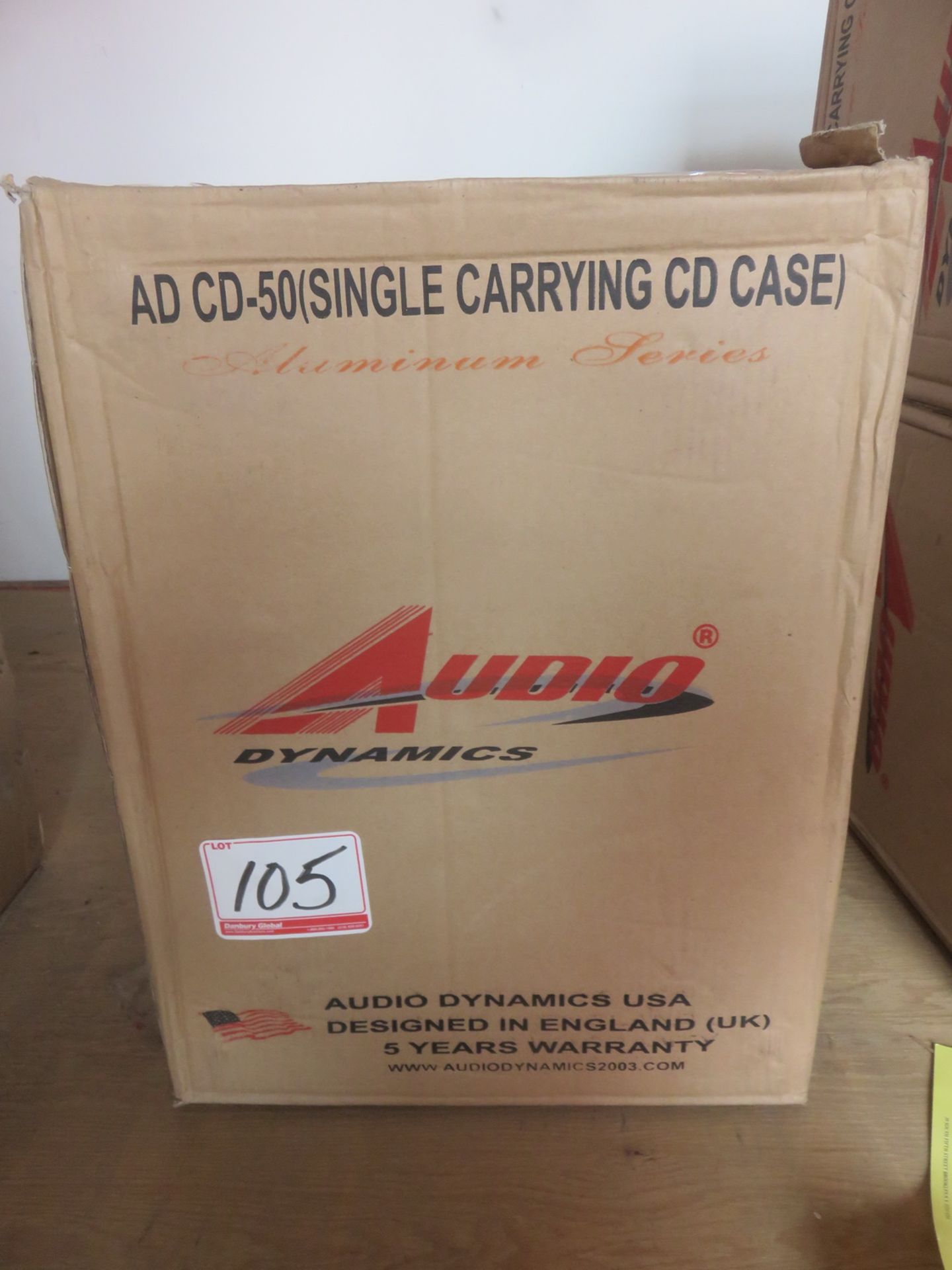 UNITS - AUDIO DYNAMICS MOD CD-50 BLACK SINGLE CARRYING CASES 7.5 X 14.5 X 18" (IN BOXES) - Image 3 of 3