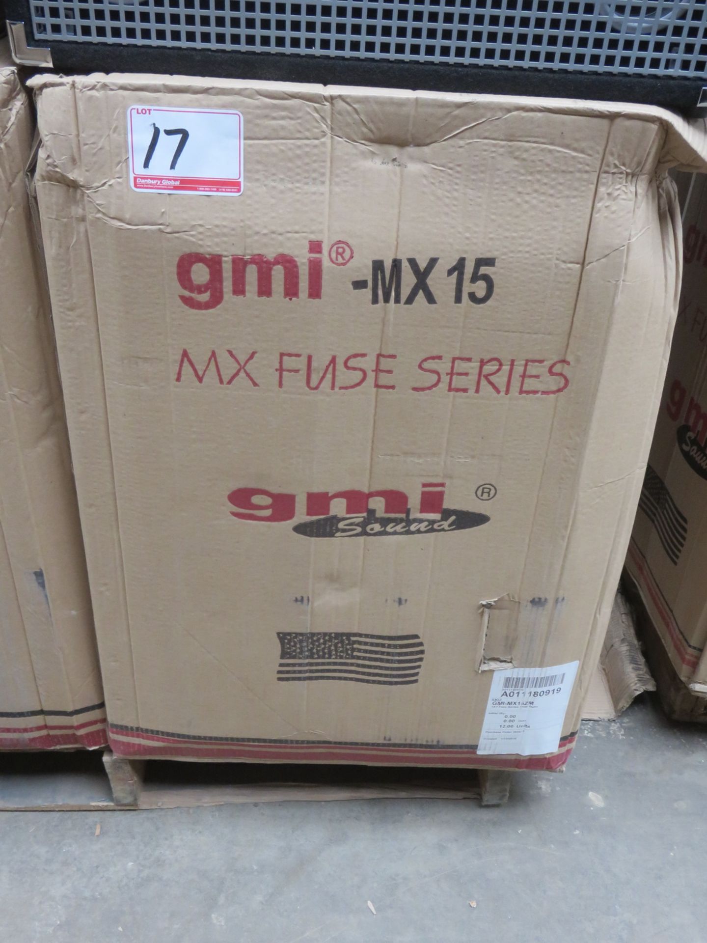 UNITS - GMI MOD MX15, MX FUSE SERIES FULL RANGE 15" LOUDSPEAKERS (IN BOXES) - Image 4 of 4