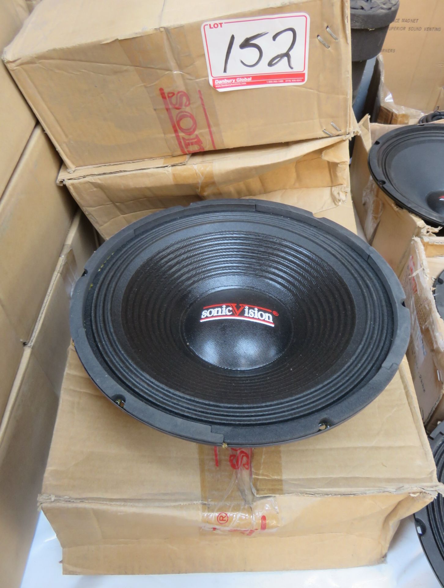 LOT - SONIC VISION 12" SPEAKERS (5PC)