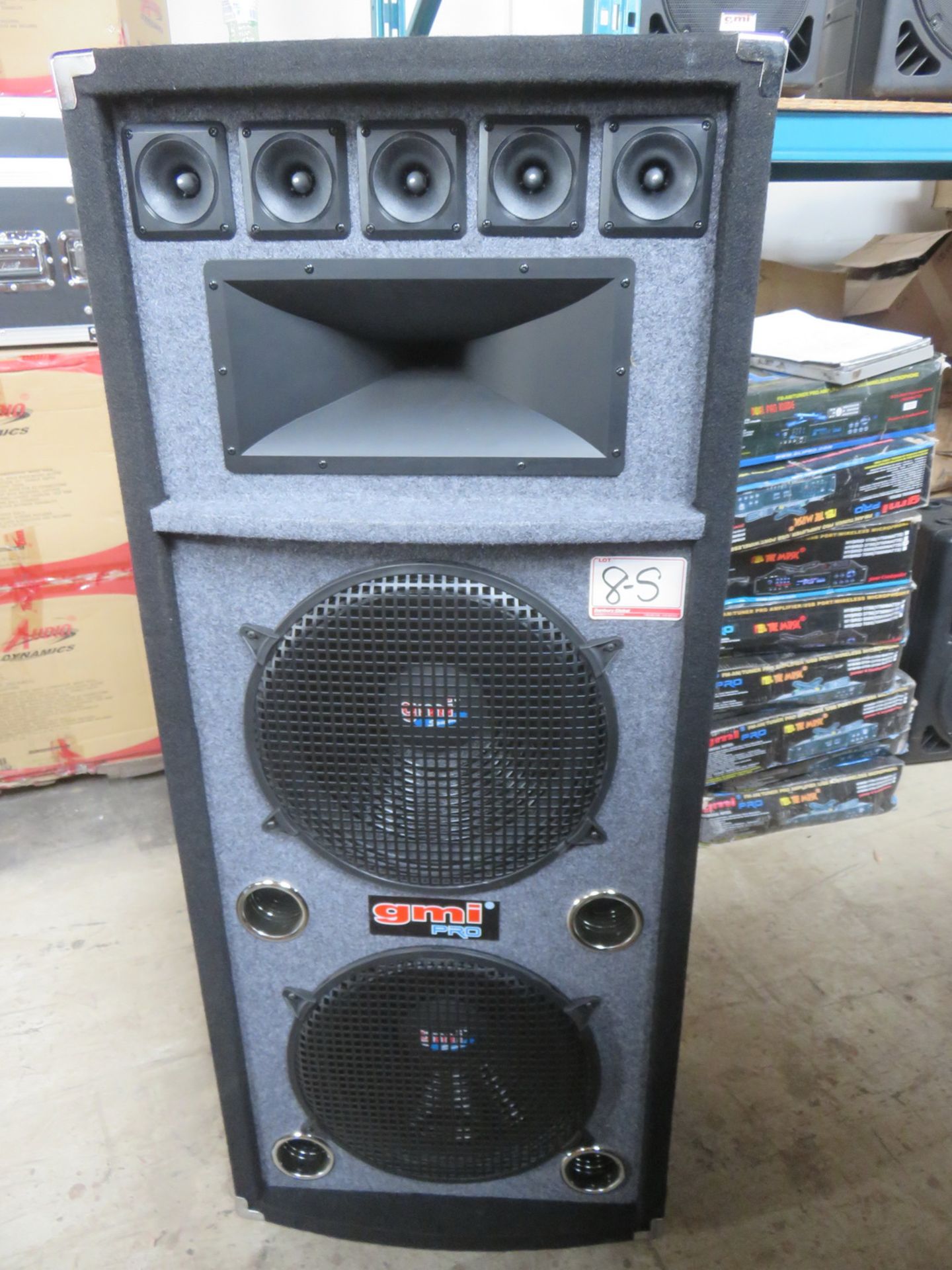 GMI PRO MOD 580 3-WAY PROFESSIONAL 800 WATTS DJ LOUD SPEAKER (IN BOX) - Image 2 of 5