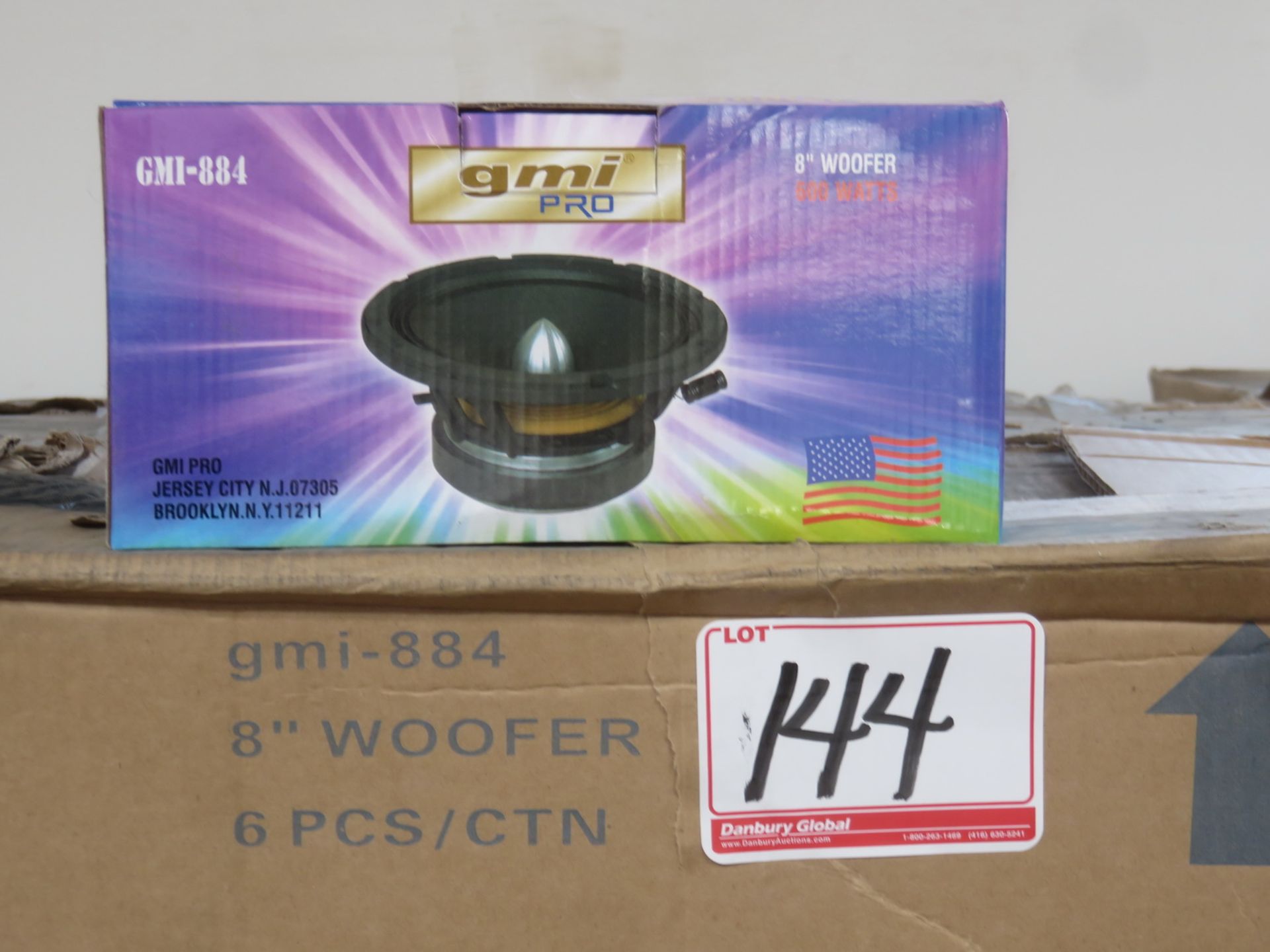 BOXES - GMI MOD 884, 8" WOOFER SPEAKERS (6PCS/BX)