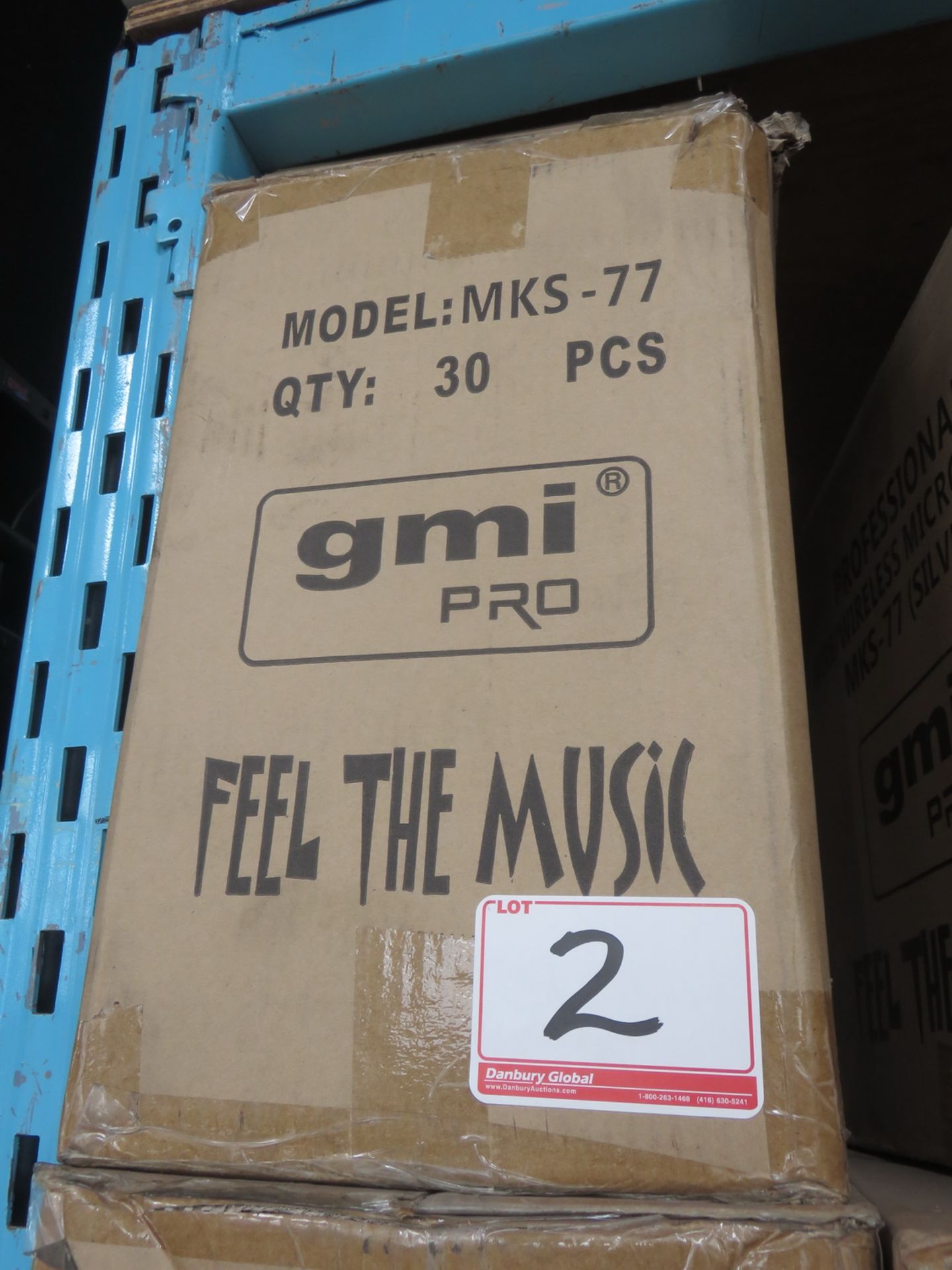 UNITS - GMI PRO MKB-77 BLACK WIRELESS + WIRE MICROPHONES (1 BOX) - Image 2 of 2