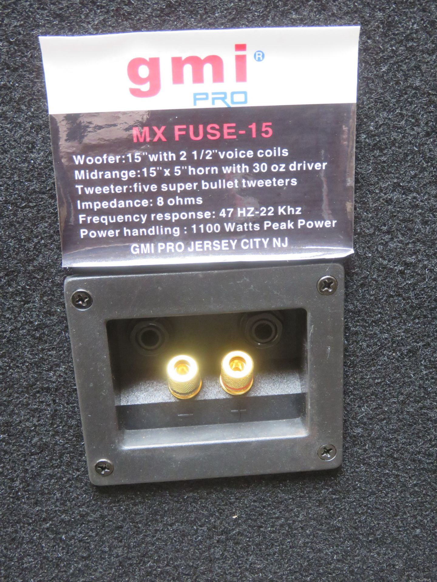 UNITS - GMI MOD MX15, MX FUSE SERIES FULL RANGE 15" LOUDSPEAKERS (IN BOXES) - Image 2 of 4