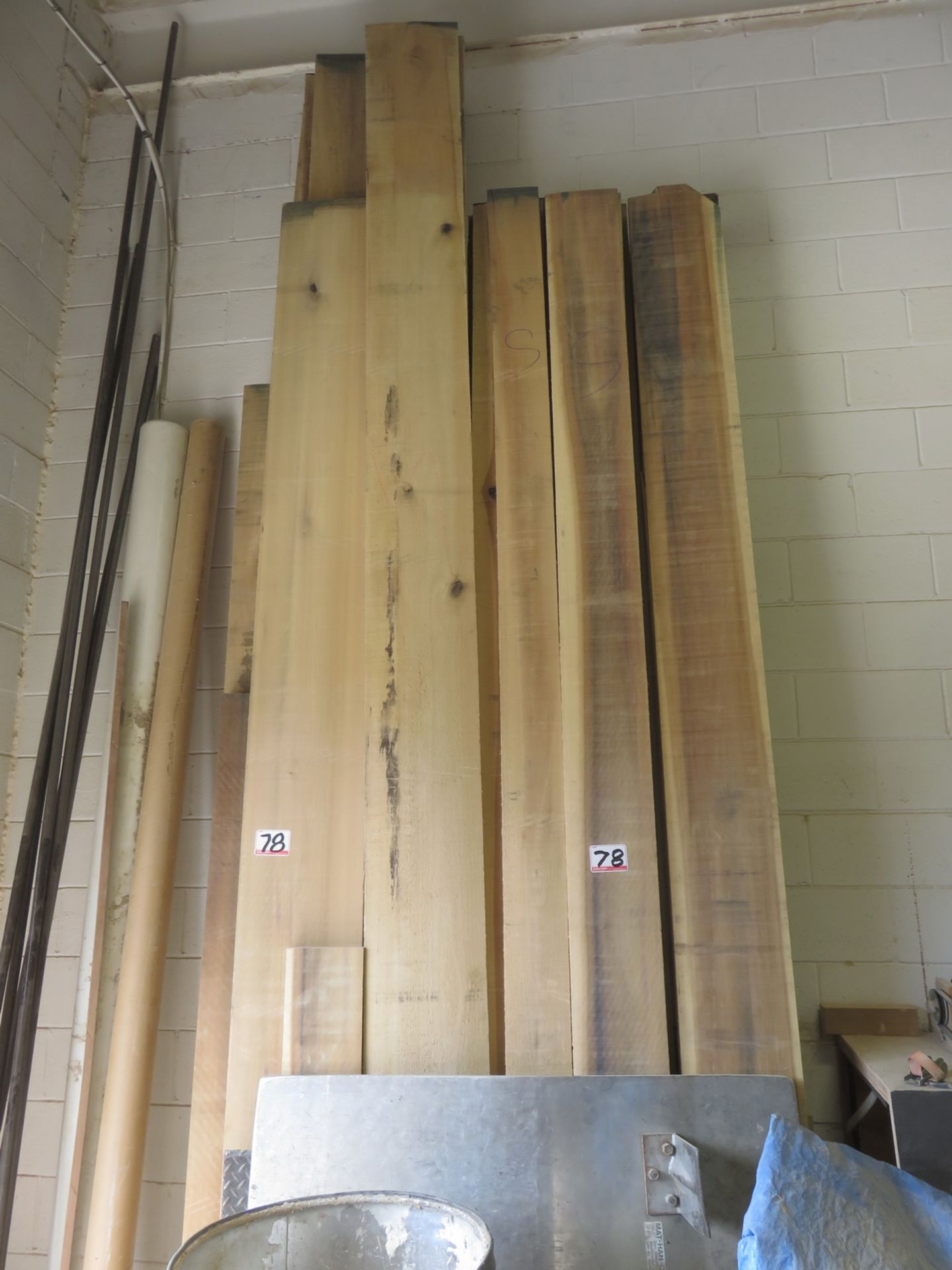 LOT - POPLAR 8/4 X 6/4 X 12 & 14'L ASSTD LUMBER