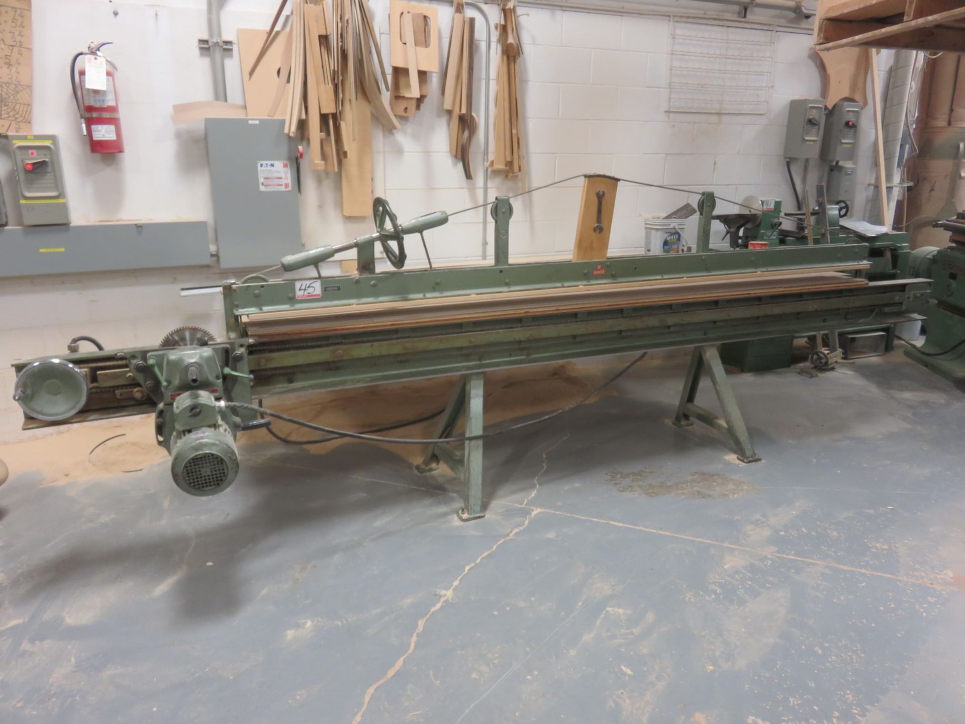 SCHEER 10'L VENEER CUTTER