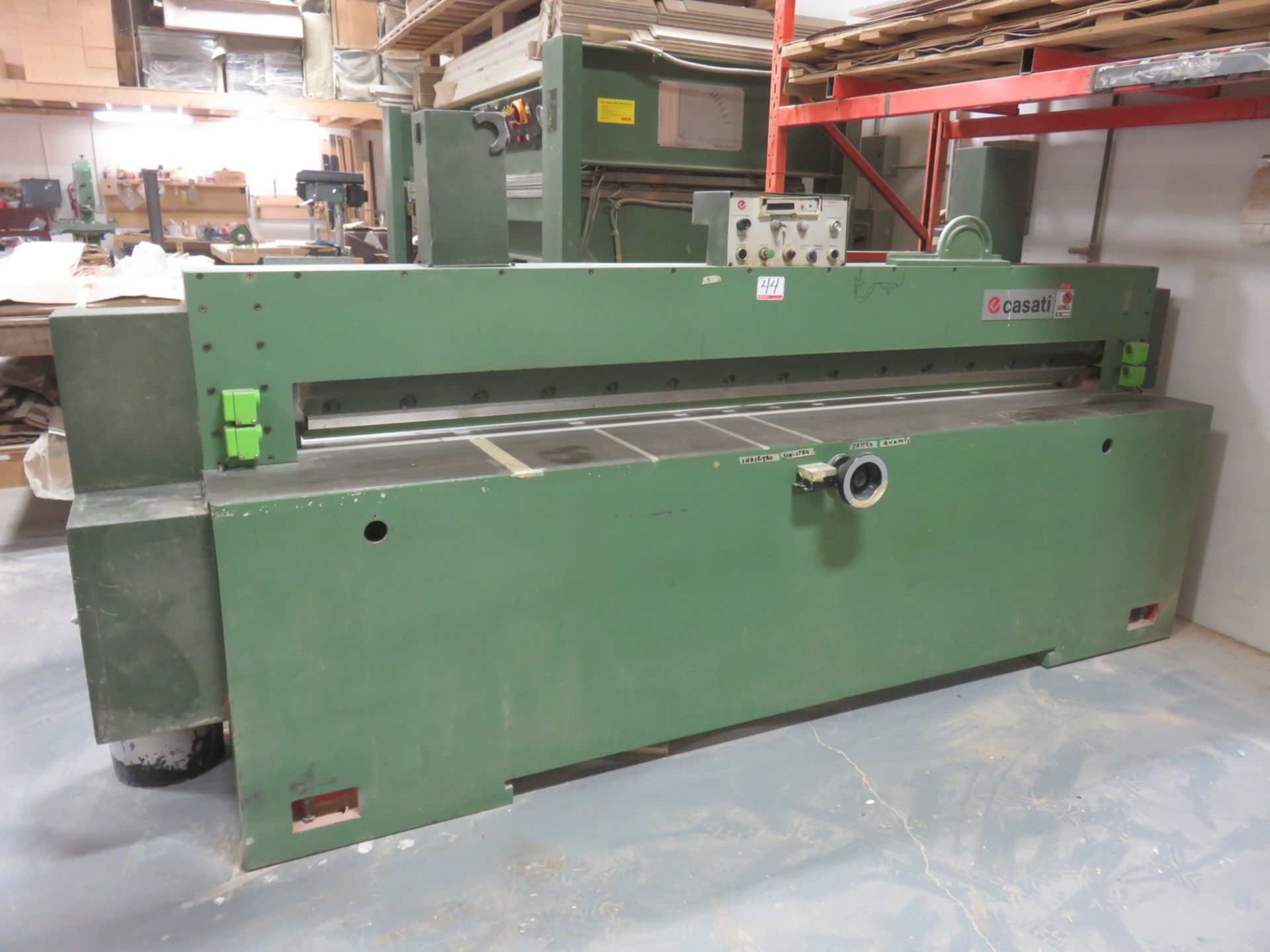 CASATI ACIMALL TSA/P2600 VENEER SHEAR, S/N 8405095