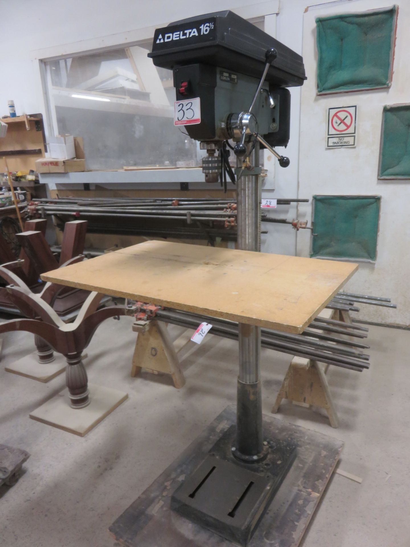 DELTA 17-901 16MM JT-3 PEDESTAL DRILL PRESS