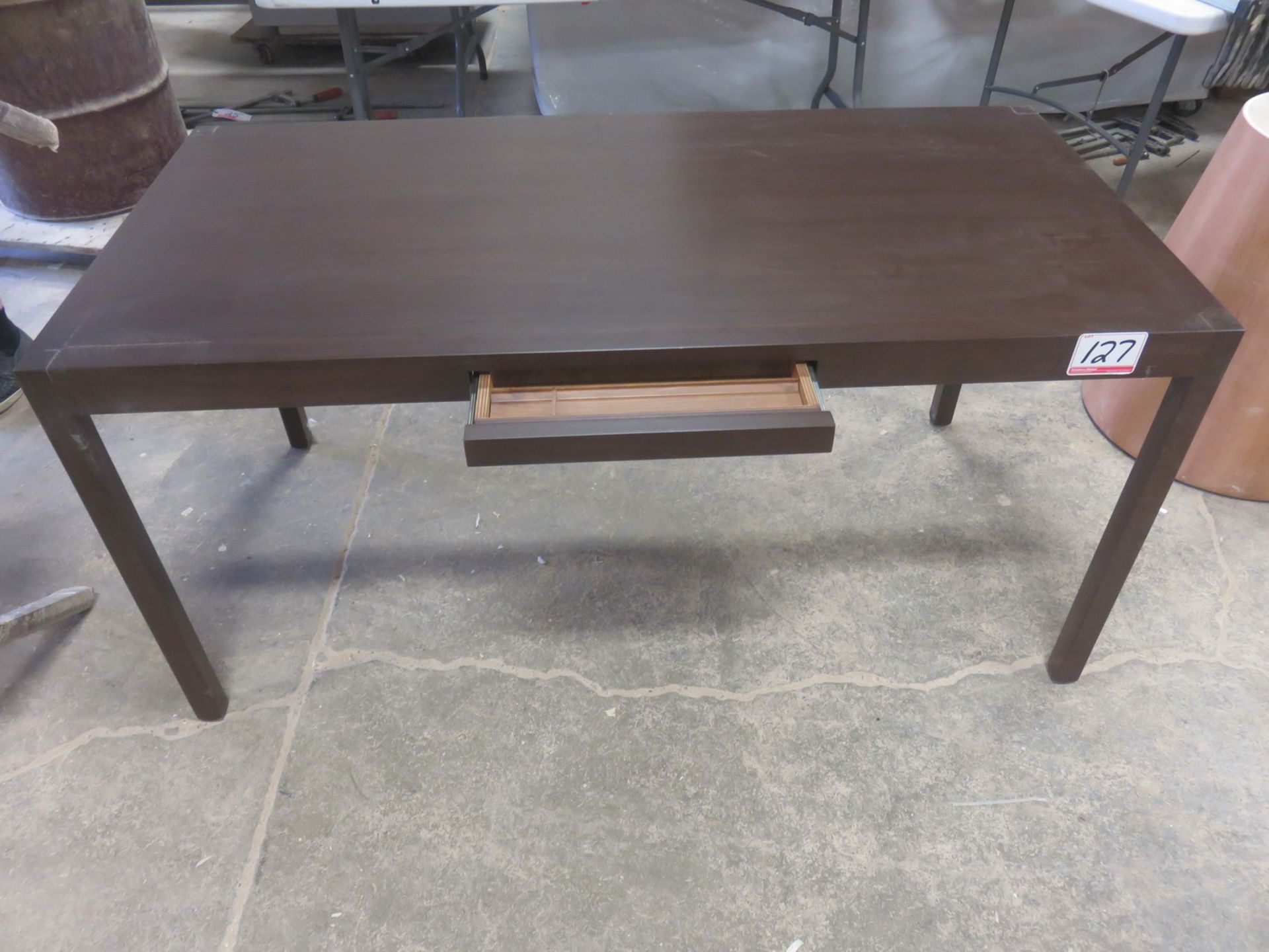 BROWN WALNUT 30" X 60" OFFICE TABLE OR DINING ROOM TABLE