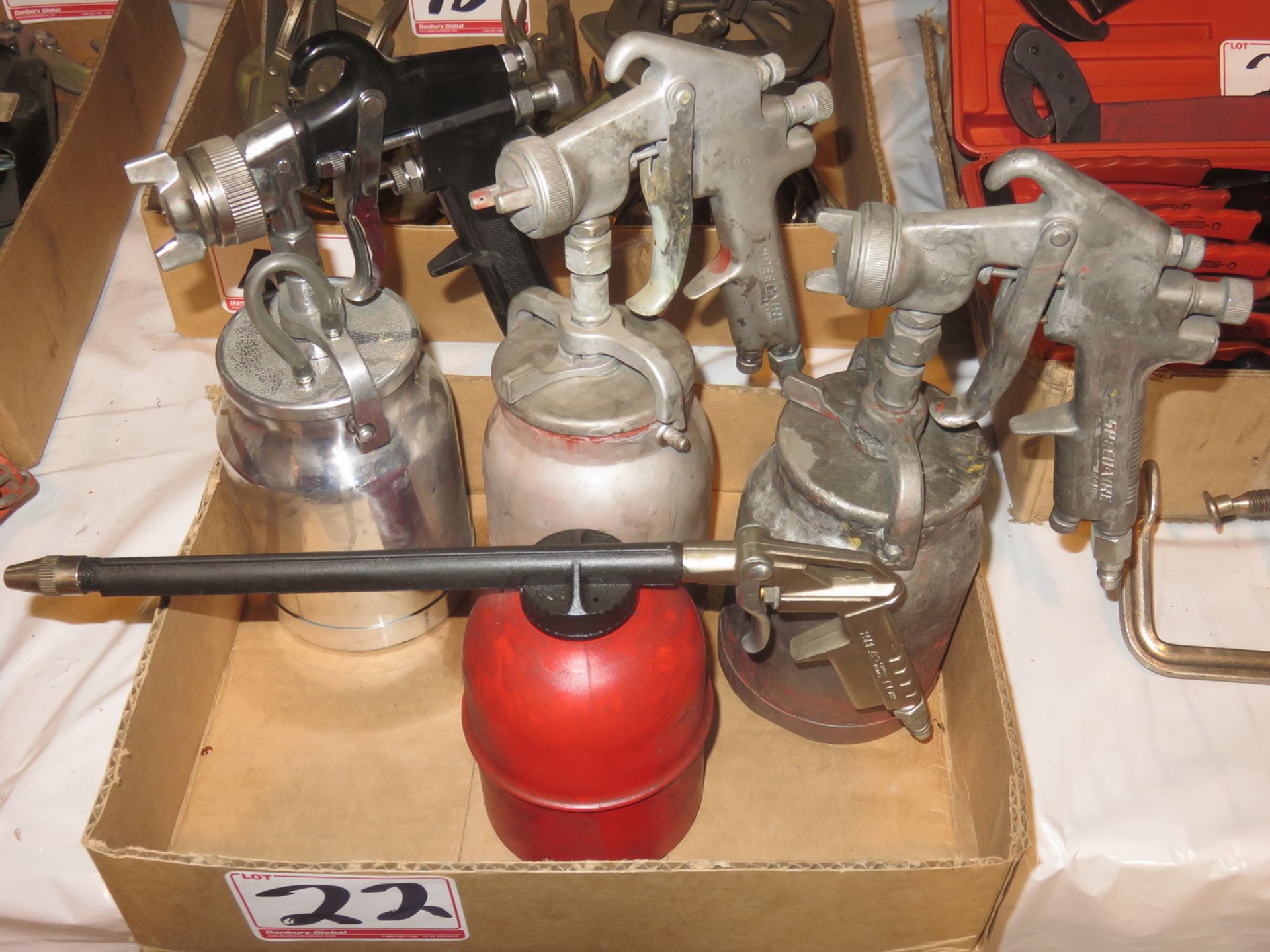 LOT - SPEEDAIR ASSTD SPRAY GUNS, ETC.