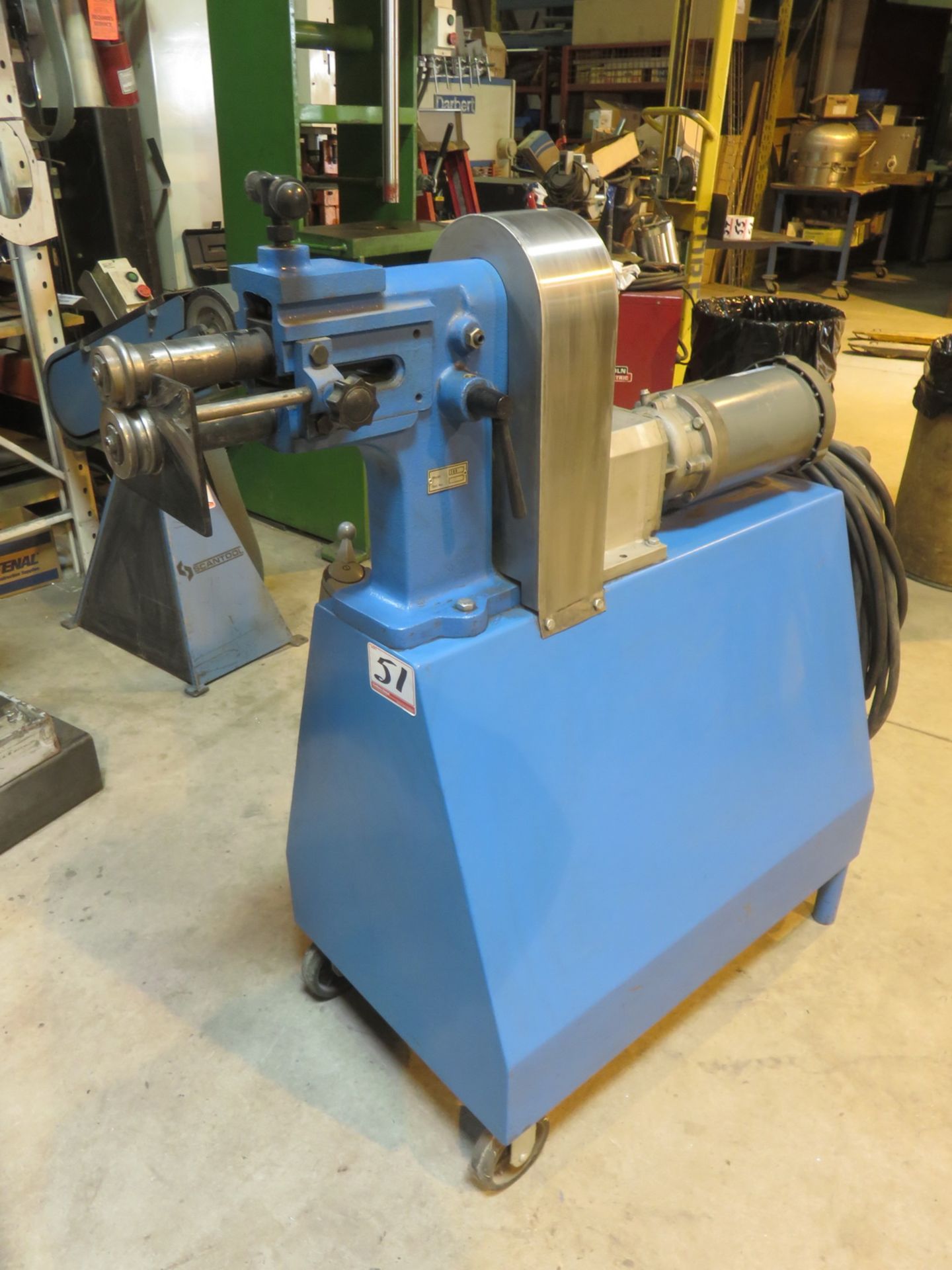 BONFIGLIOLI MODEL 2002 CREASER / EDGER MACHINE W/ EXTRA TOOLING, S/N 26357