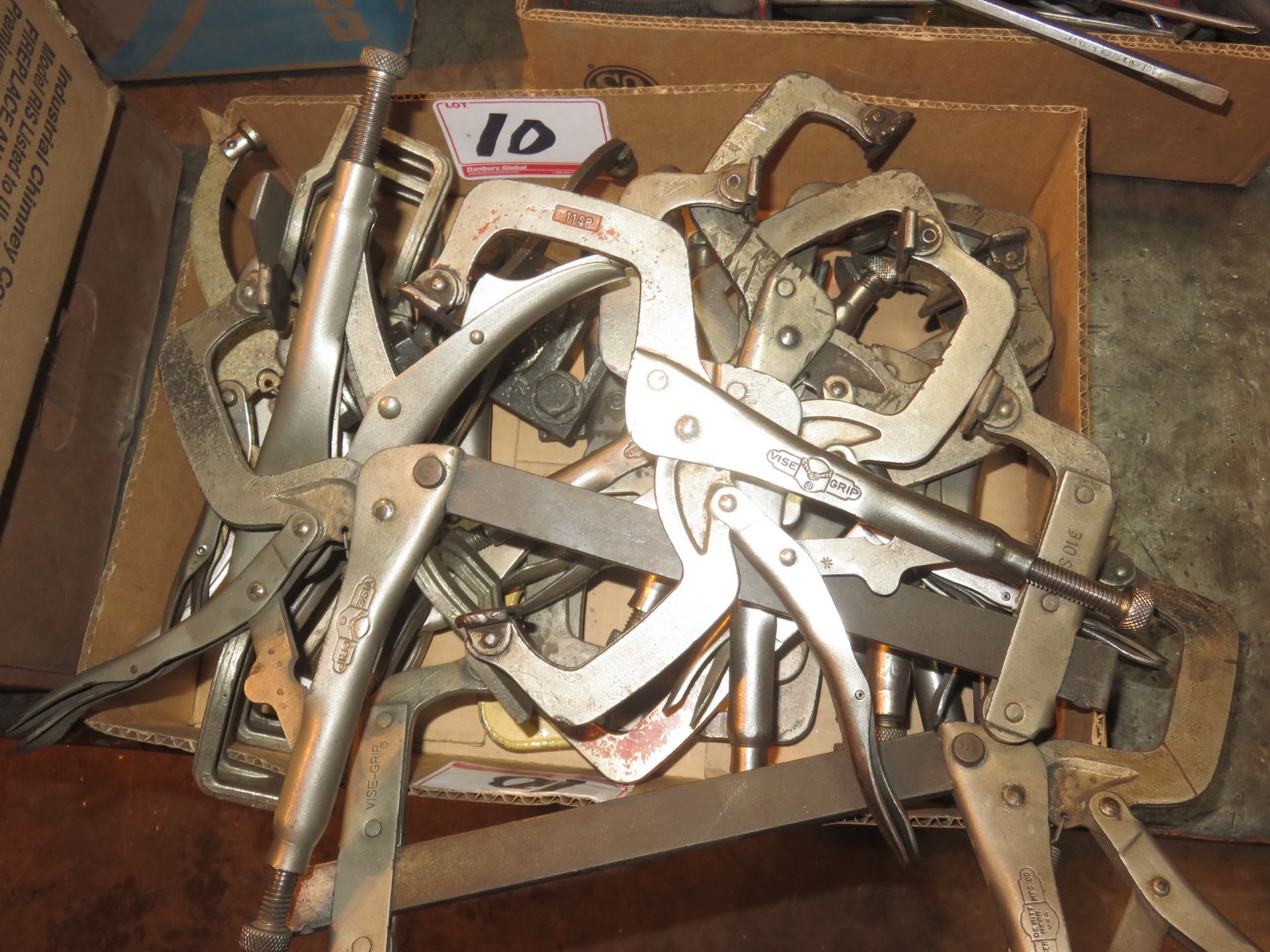 LOT - VISE GRIP ASSTD WELDING CLAMPS