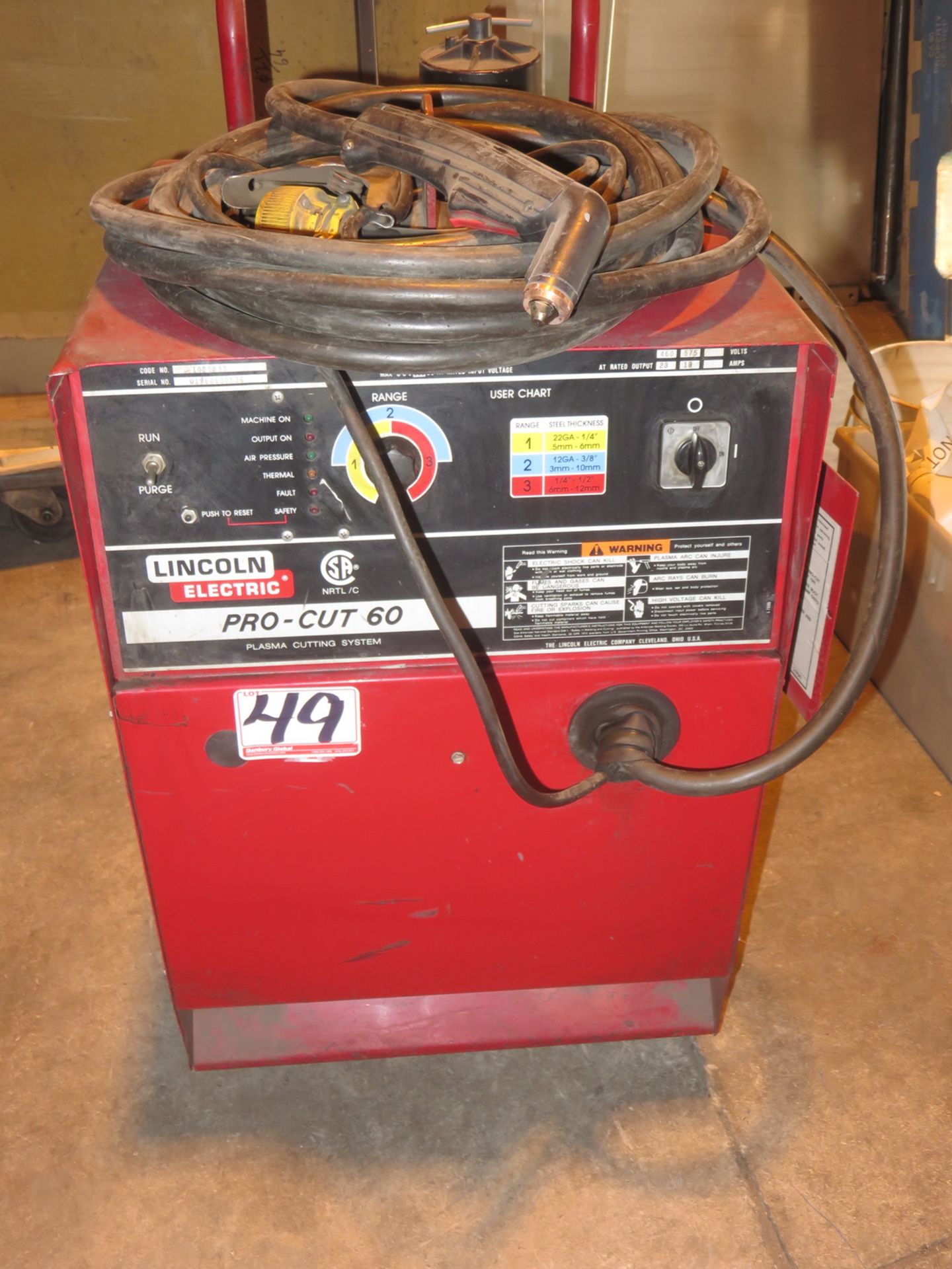 LINCOLN PRO-CUT60 PLASMA CUTTER