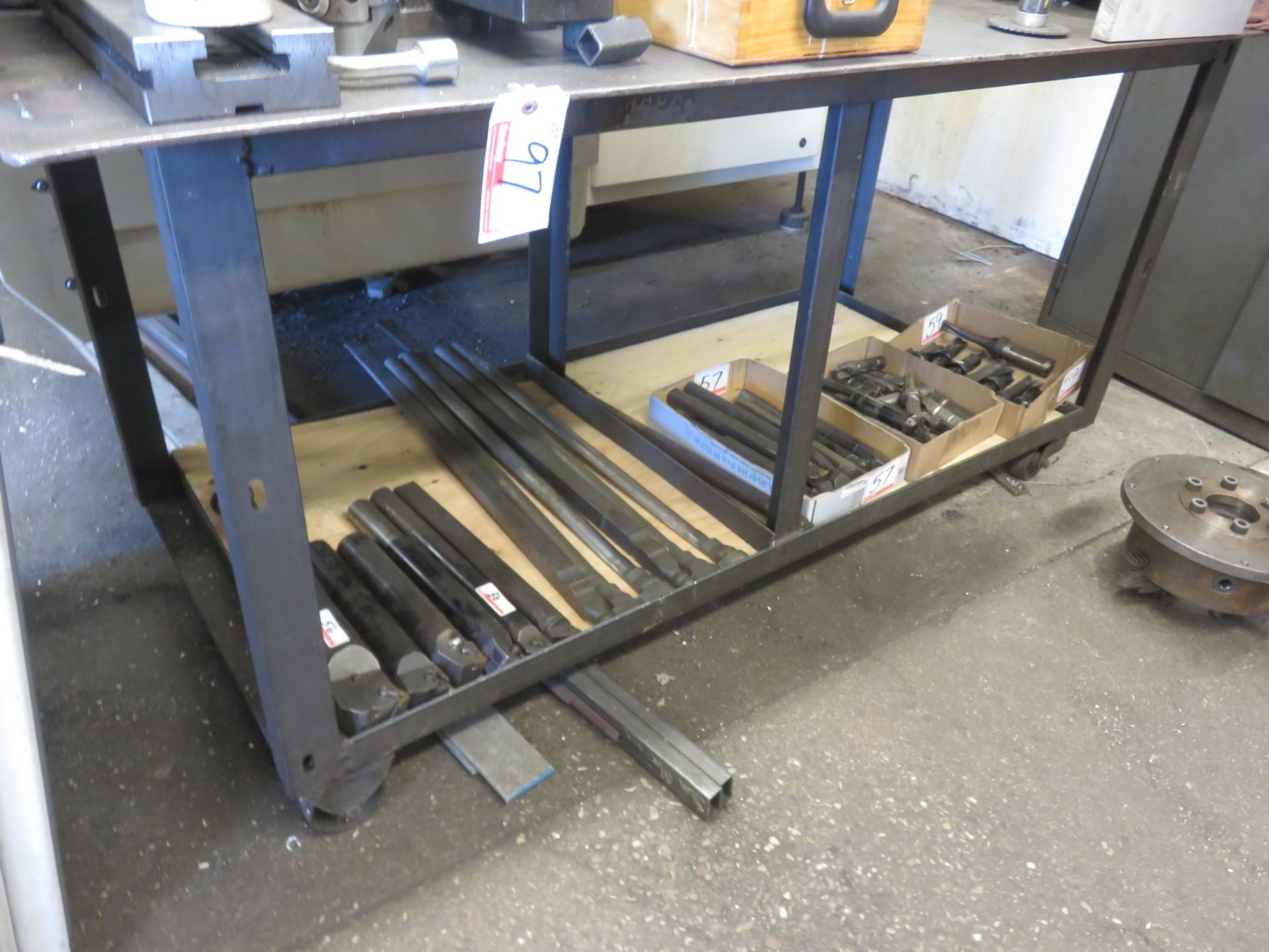 STEEL 3' X 7' PORT SHOP TABLE